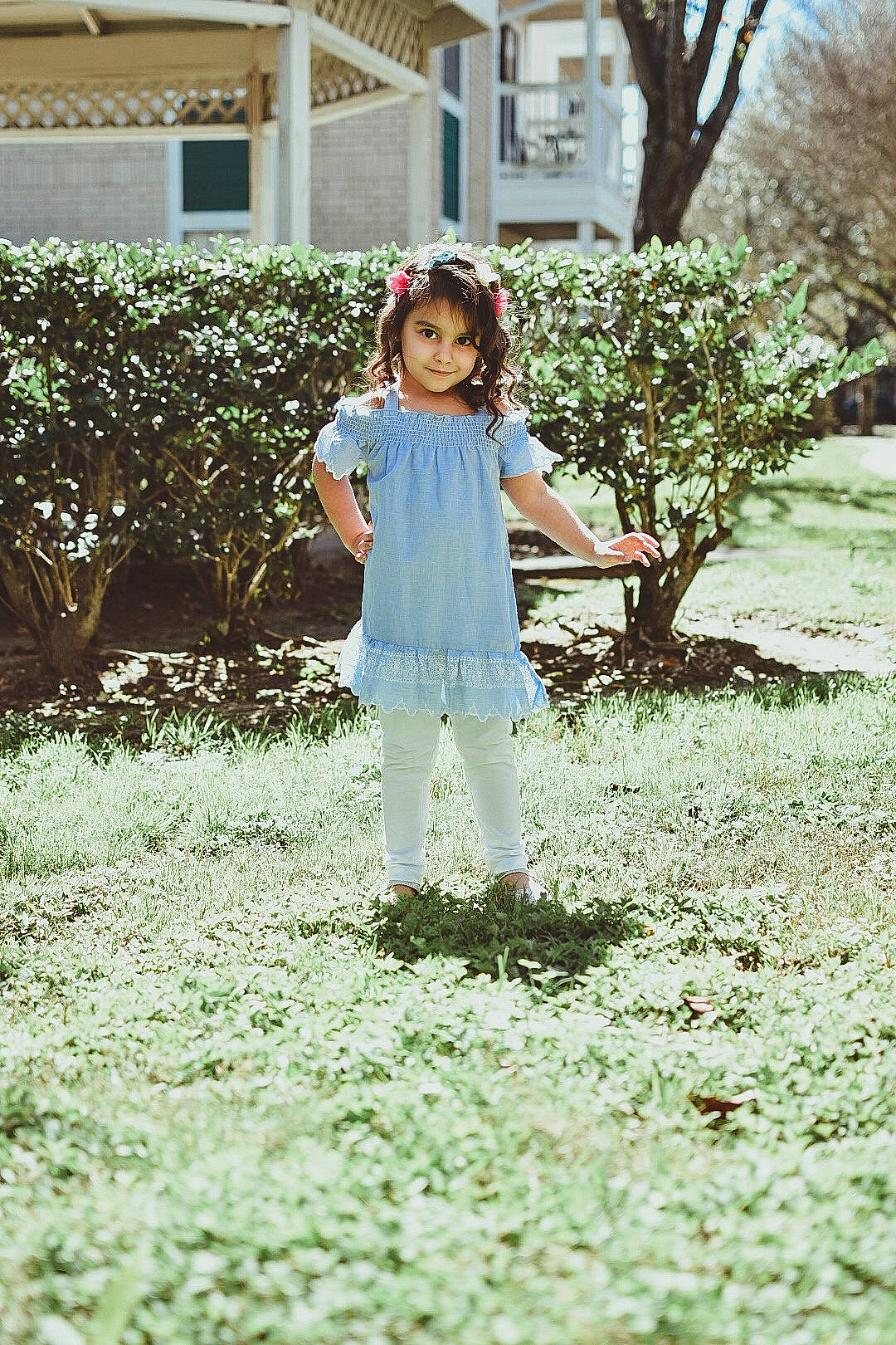 Arielle joined the competition — help win amazing prizes! backyard, botany, branch, child, garden, grass, grass_family, green, groundcover, happy, joy, lawn, leaf, people_in_nature, person, photograph, photography, plant, spring, summer
