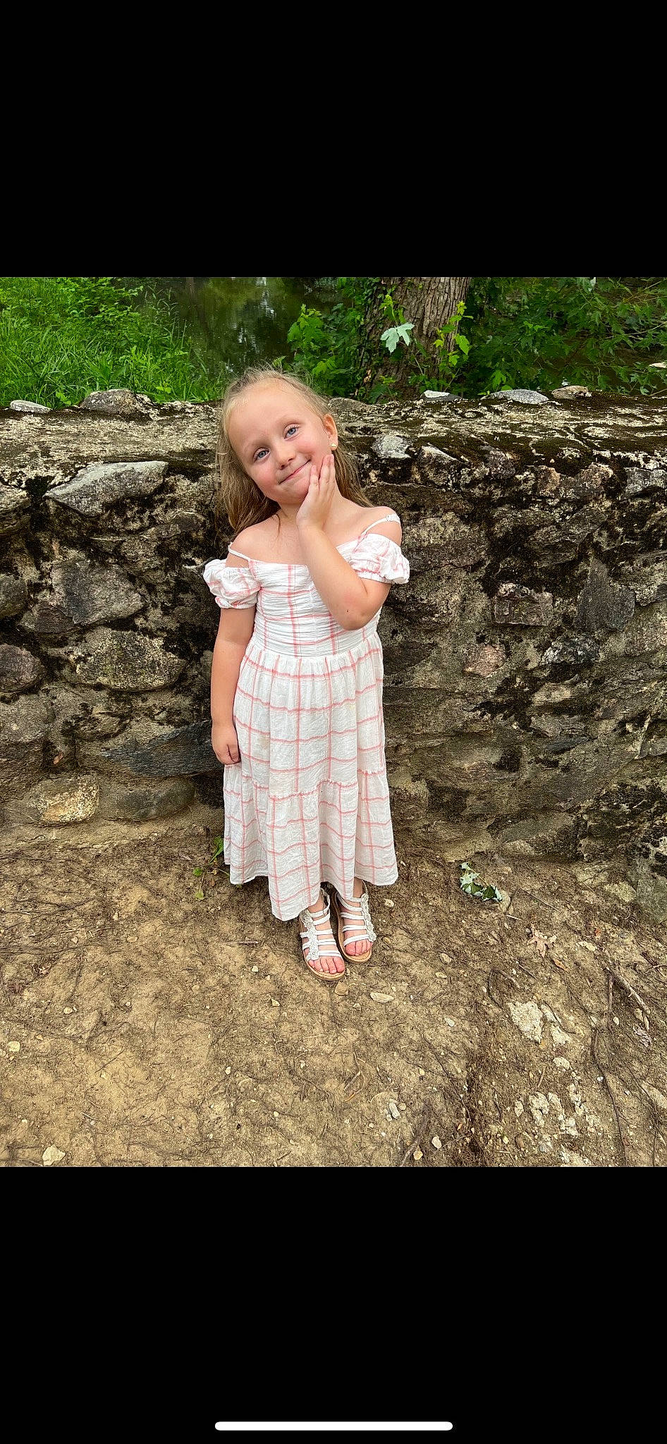 Lylli is registered to the contest to win money with this photo: adaptation, baby, day_dress, dress, flash_photography, forest, gesture, grass, hair, hand, happy, human_body, joy, landscape, leg, one_piece_garment, people_in_nature, person, plant, smile