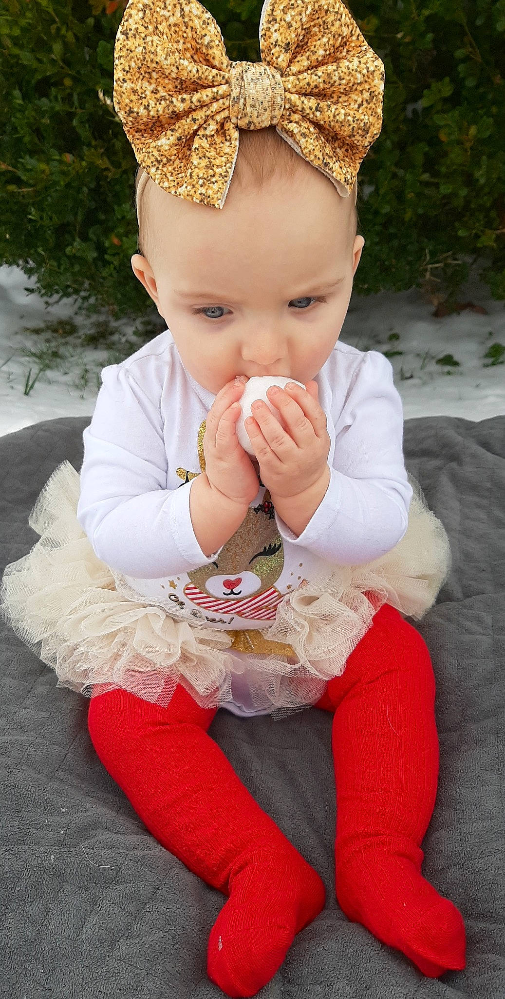 Addalynn is registered to the contest to win money with this photo: baby, baby_toddler_clothing, bonnet, bracelet, child, costume, costume_accessory, crown, embellishment, fashion_accessory, finger, hair_accessory, headband, headgear, headpiece, person, shoe, sock, tiara, toddler