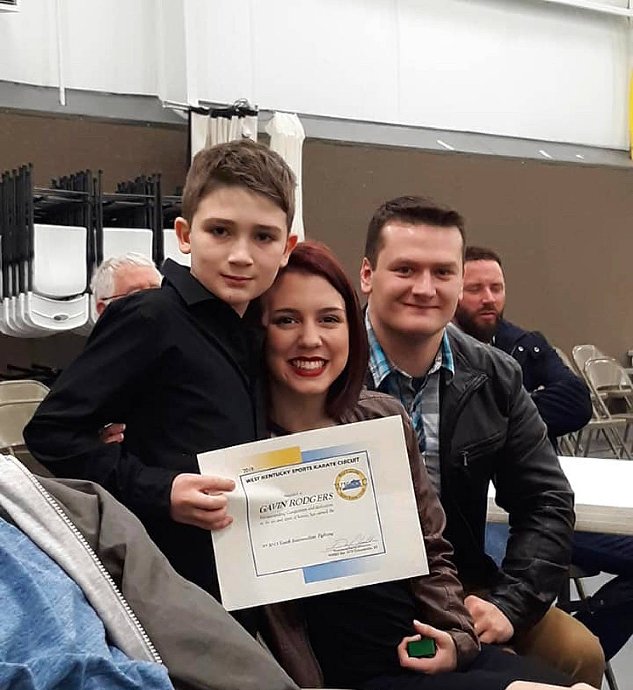 Nathan is registered to the contest to win money with this photo: event, job, joy, metal, person, smile, student, team, white_collar_worker