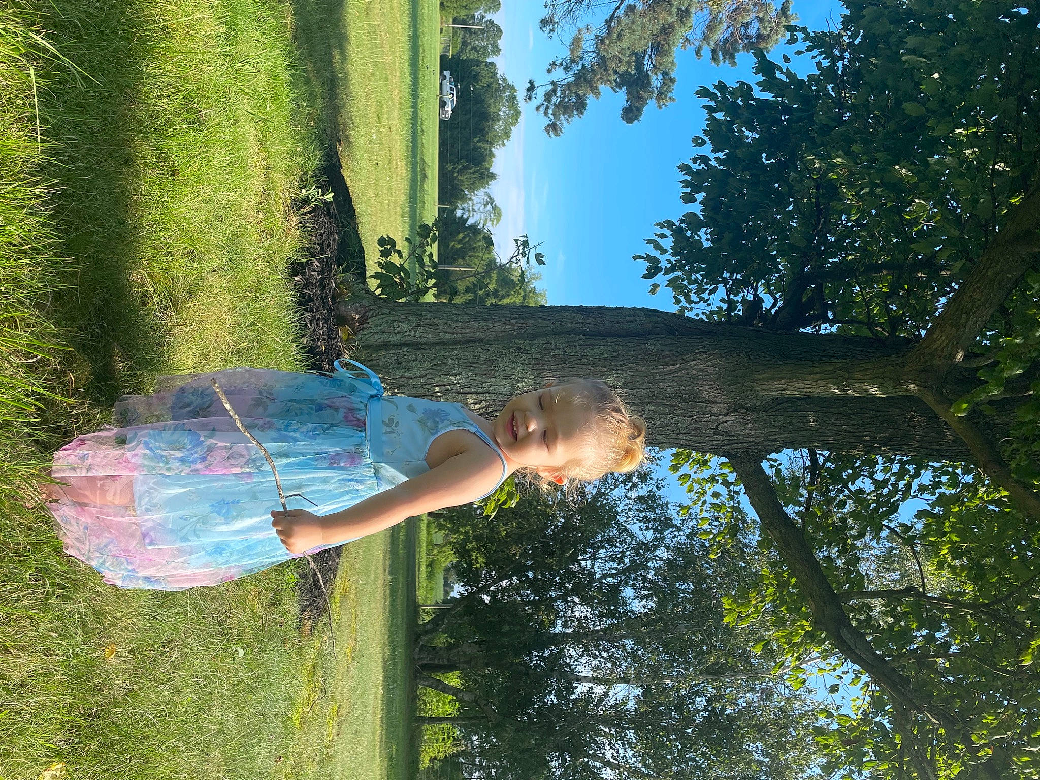 Zelda joined the competition — help win amazing prizes! botany, elbow, electric_blue, fun, gesture, grass, happy, leaf, leisure, people_in_nature, person, plant, shade, sky, sunlight, tints_and_shades, tree, trunk, water, wood