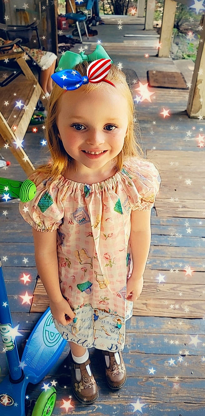 Avelyn joined the competition — help win amazing prizes! blue, cap, child, cool, electric_blue, face, facial_expression, fashion_design, fun, hairstyle, happy, headwear, joy, person, photograph, pink, skin, sleeve, smile, summer