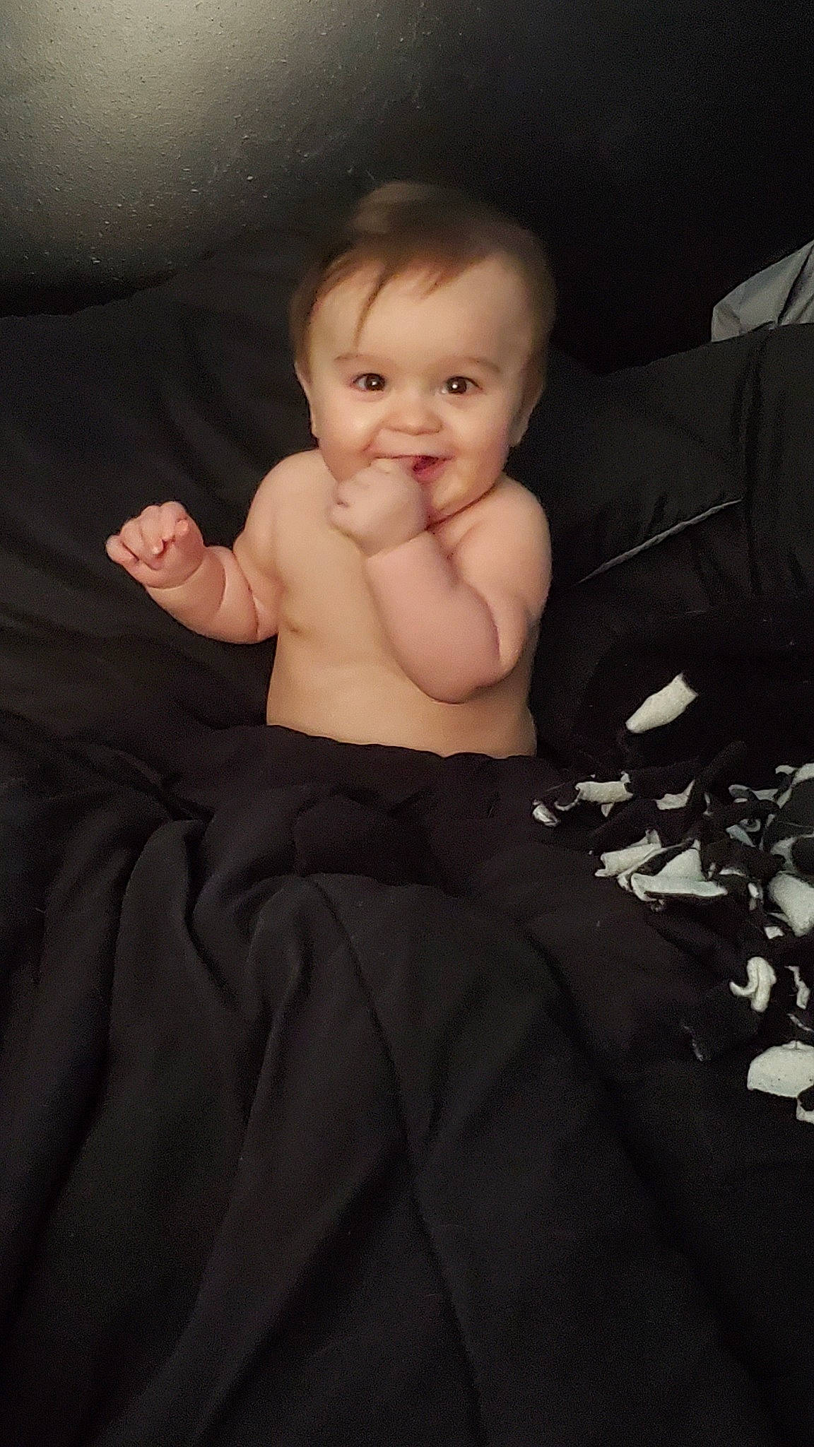 Malikai joined the competition — help win amazing prizes! arm, baby, black, cheek, child, chin, eye, face, finger, hand, head, joy, leg, mouth, muscle, nose, person, photography, sitting, skin