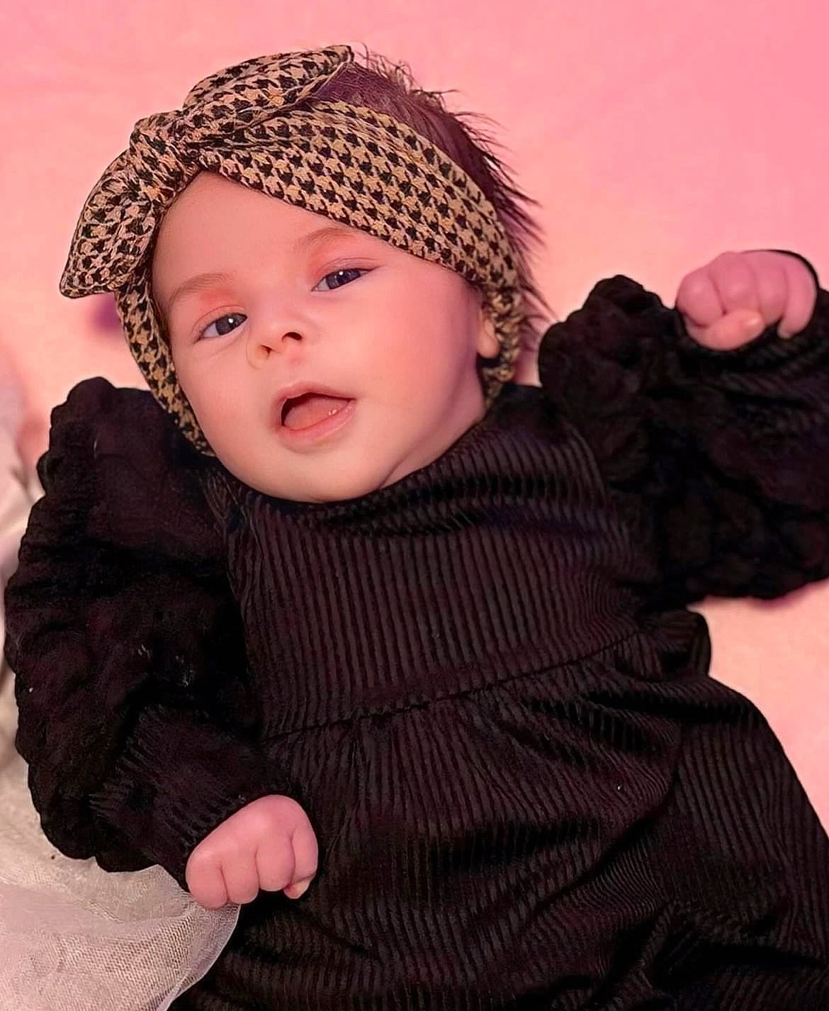 Mariafernanda joined the competition — help win amazing prizes! baby, baby_toddler_clothing, cap, cheek, eye, face, finger, gesture, happy, headgear, headwear, human_body, knit_cap, lip, neck, outerwear, person, skin, sleeve, smile