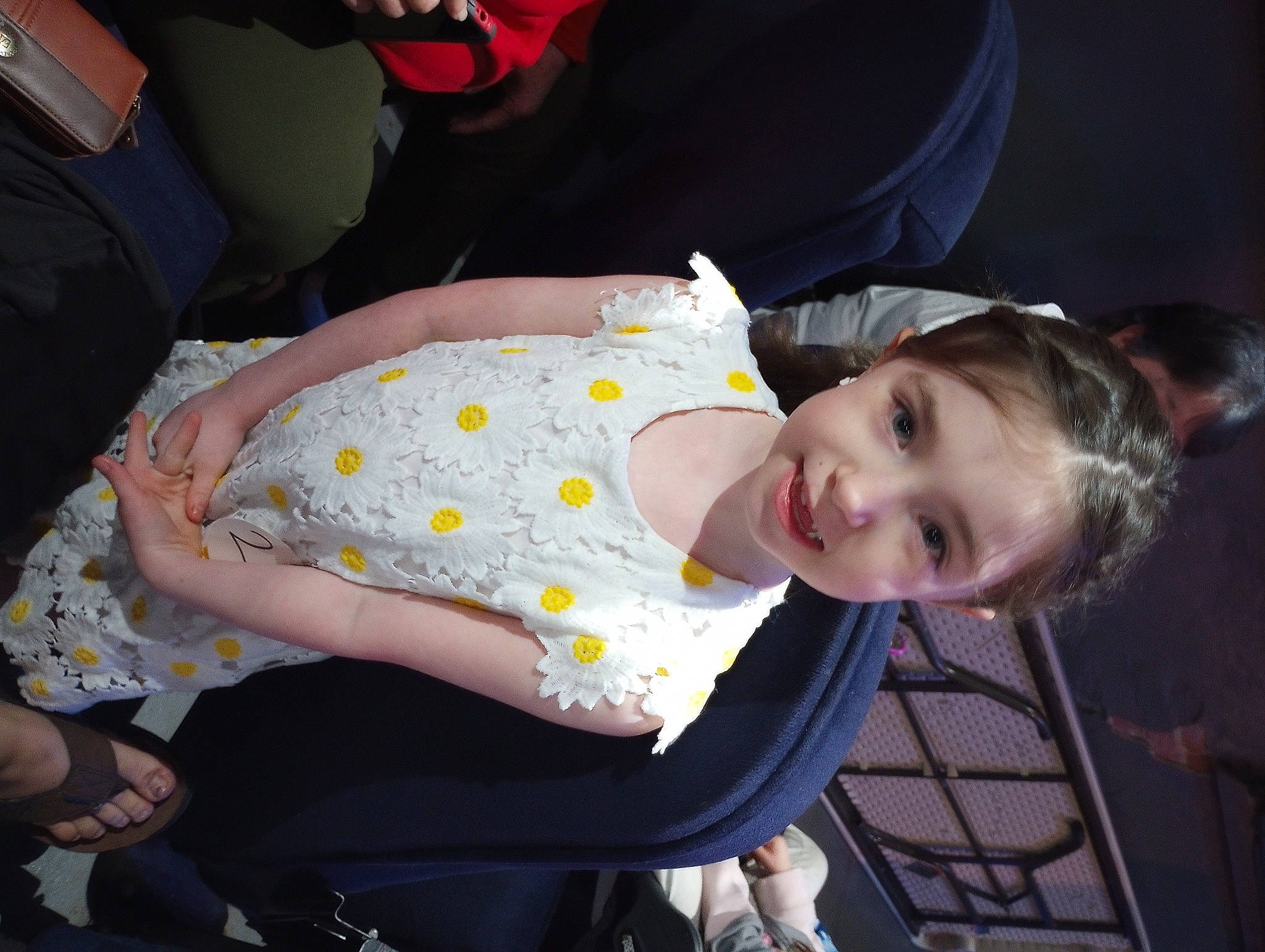 Ivy is registered to the contest to win money with this photo: baby, baby_products, child, comfort, fun, happy, lap, pattern, person, sitting, smile, thigh, toddler, tree