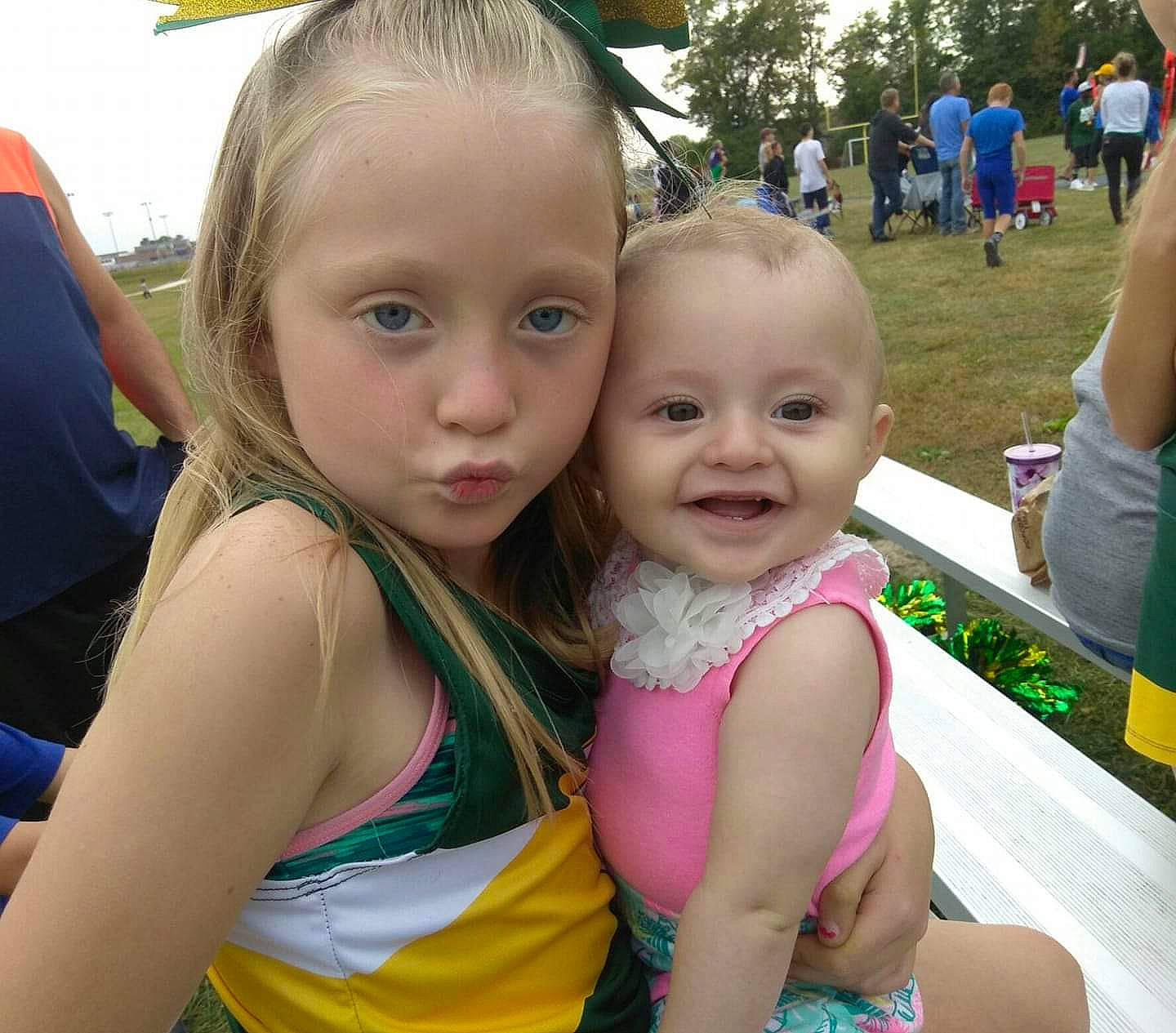 Lainey joined the competition — help win amazing prizes! active_tank, arm, baby, baby_toddler_clothing, child, fruit, fun, hair_accessory, joy, leisure, person, sleeveless_shirt, summer, toddler