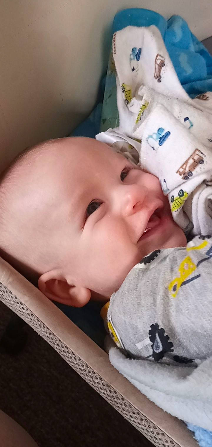 Aj is registered to the contest to win money with this photo: baby, baby_products, baby_toddler_clothing, beauty, cheek, child, chin, comfort, eyebrow, face, happy, head, human, mouth, nose, person, ruler, skin, smile, textile