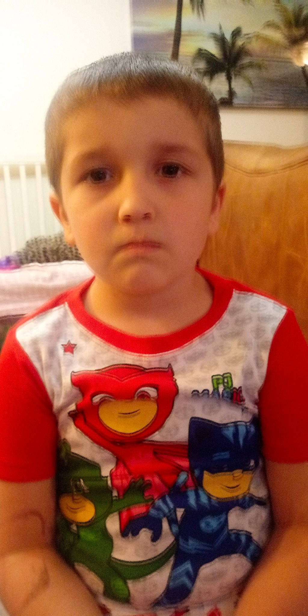 Kellen is registered to the contest to win money with this photo: baby, cheek, child, cool, face, fictional_character, head, male, nose, person, play, skin, t_shirt, toddler