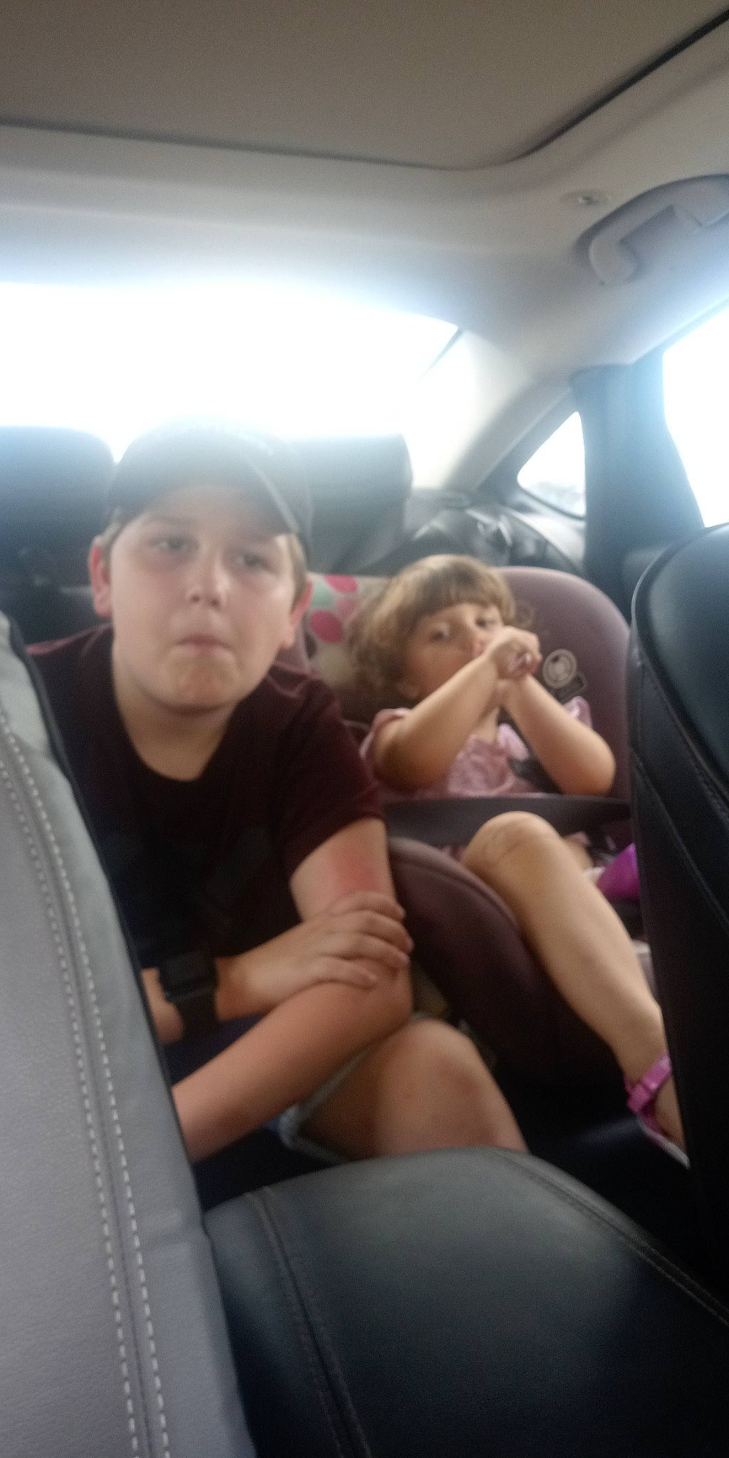 Braylon joined the competition — help win amazing prizes! auto_part, car, car_seat, child, driving, family_car, fun, head_restraint, luxury_vehicle, passenger, person, vacation, vehicle