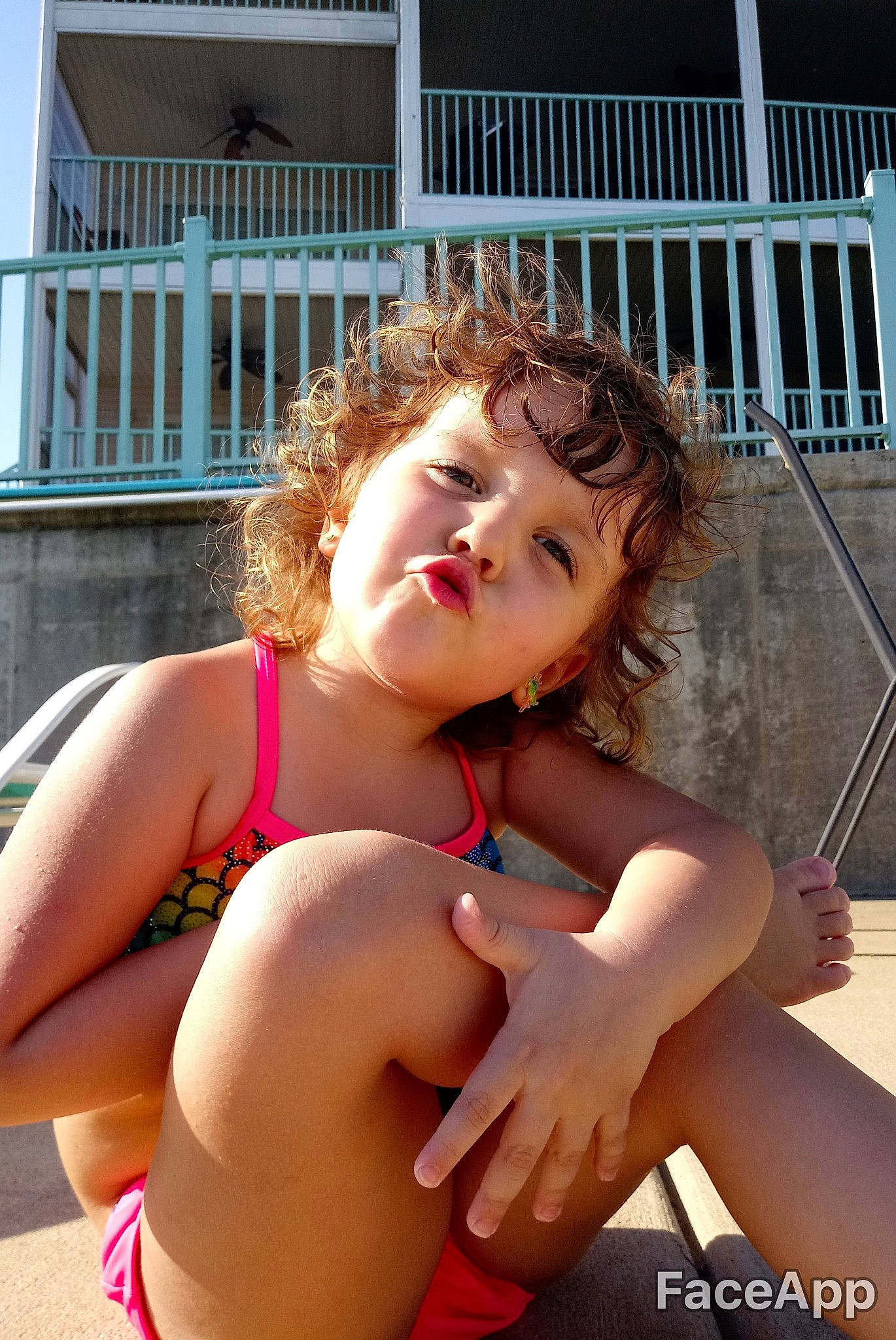 Tegan is registered to the contest to win money with this photo: beauty, bikini, chest, child, child_model, leg, leisure, lip, mouth, neck, person, summer, swimwear, thigh, vacation