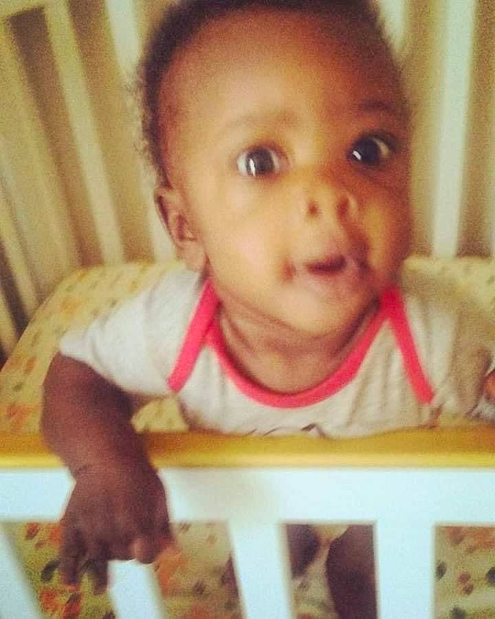 Micheal joined the competition — help win amazing prizes! baby, baby_safety, baby_toddler_clothing, cheek, chin, cool, eye, eyebrow, eyelash, finger, happy, head, iris, lip, mouth, nose, person, skin, sleeve, standing