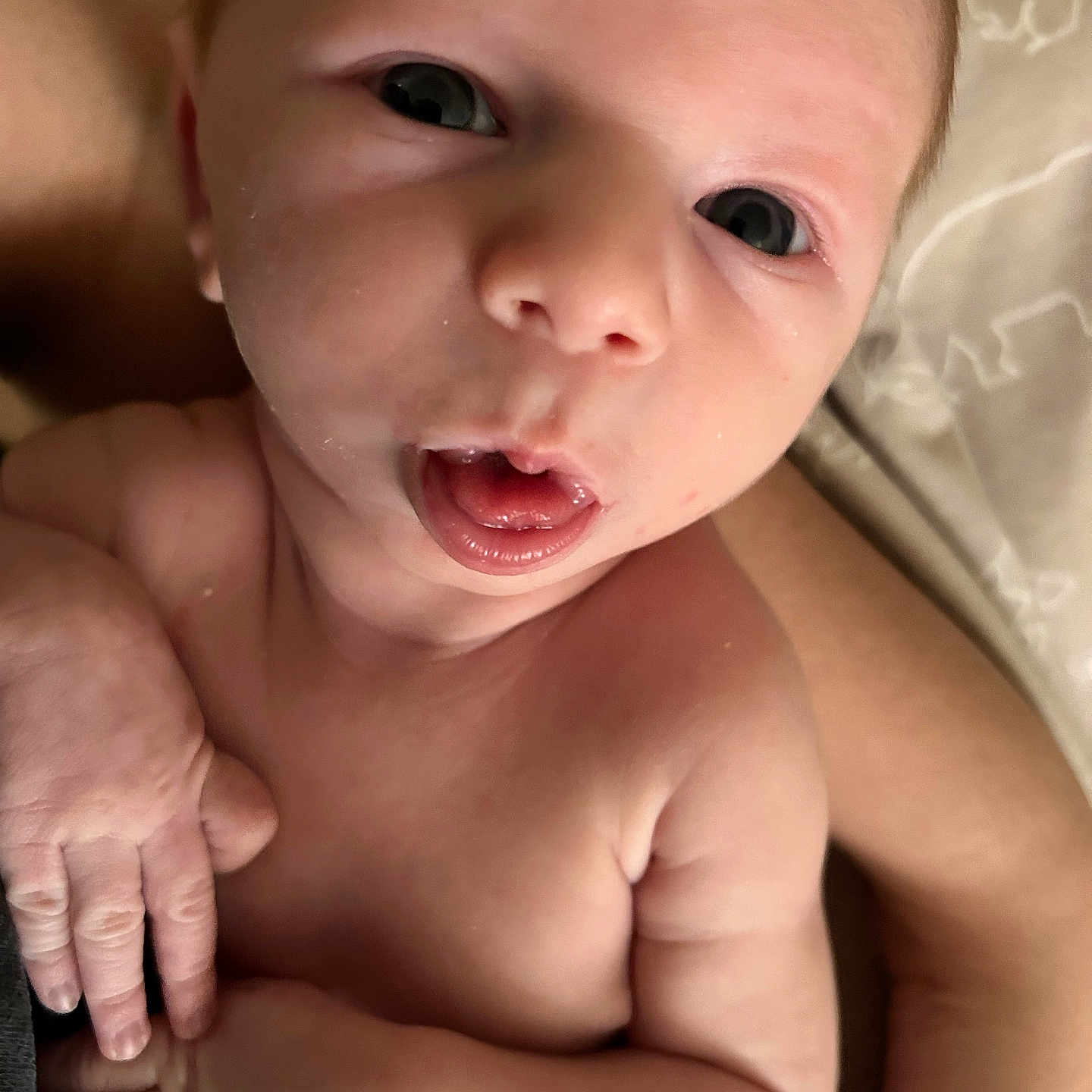 Jupityr is registered to the contest to win money with this photo: baby, crying, face, head, newborn, person, photography, portrait, sad, skin, yawning