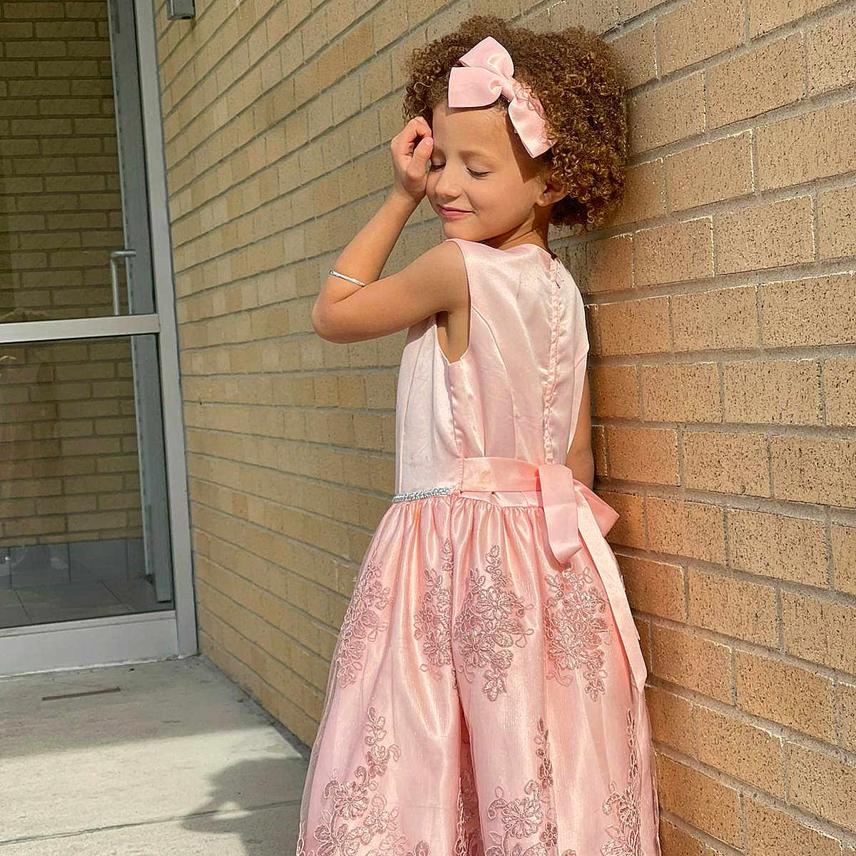 Milena joined the competition — help win amazing prizes! blackhair, brownhair, child, clothing, curlyhair, dress, eveningdress, female, formalwear, girl, hair, head, person, sleeve, standing