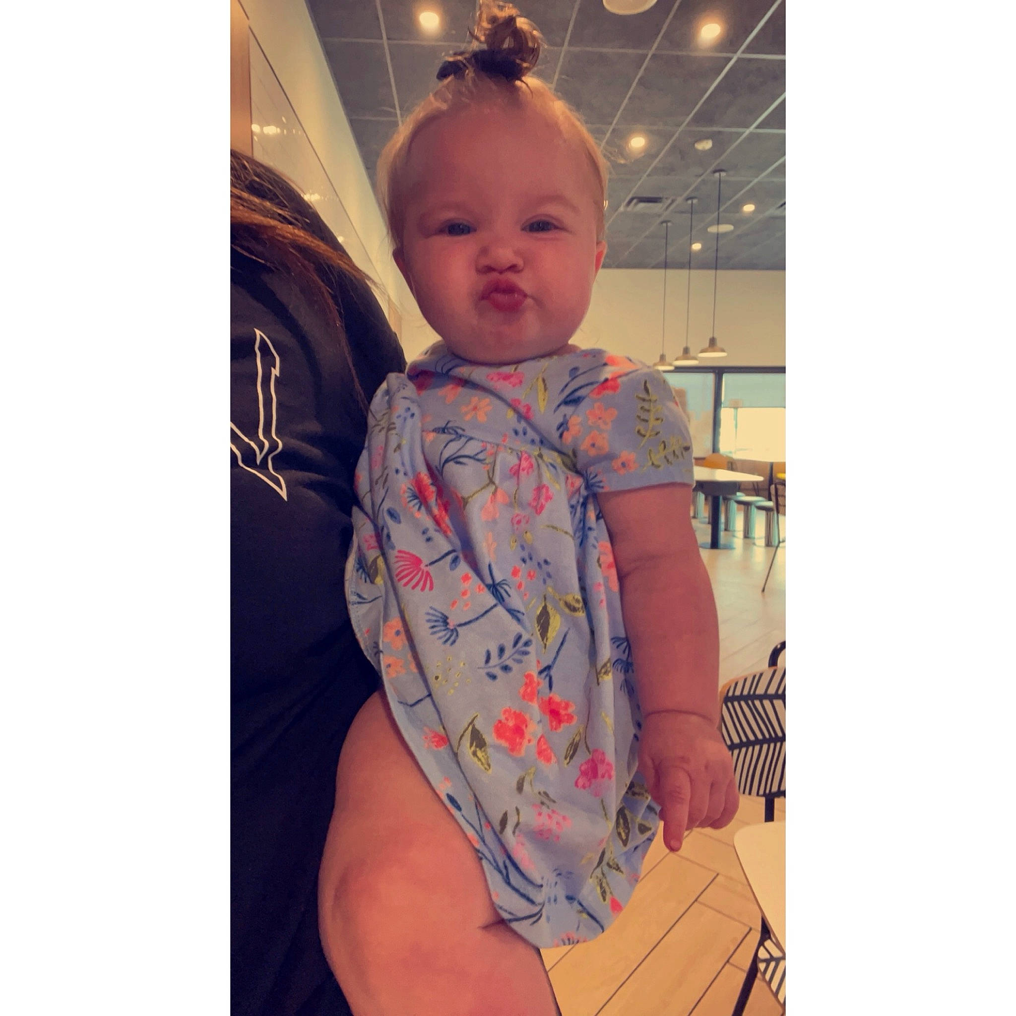 Lydia joined the competition — help win amazing prizes! abdomen, baby, baby_toddler_clothing, chest, collar, denim, elbow, happy, human_leg, knee, neck, person, plaid, shoulder, sleeve, sportswear, t_shirt, thigh, toddler, trunk