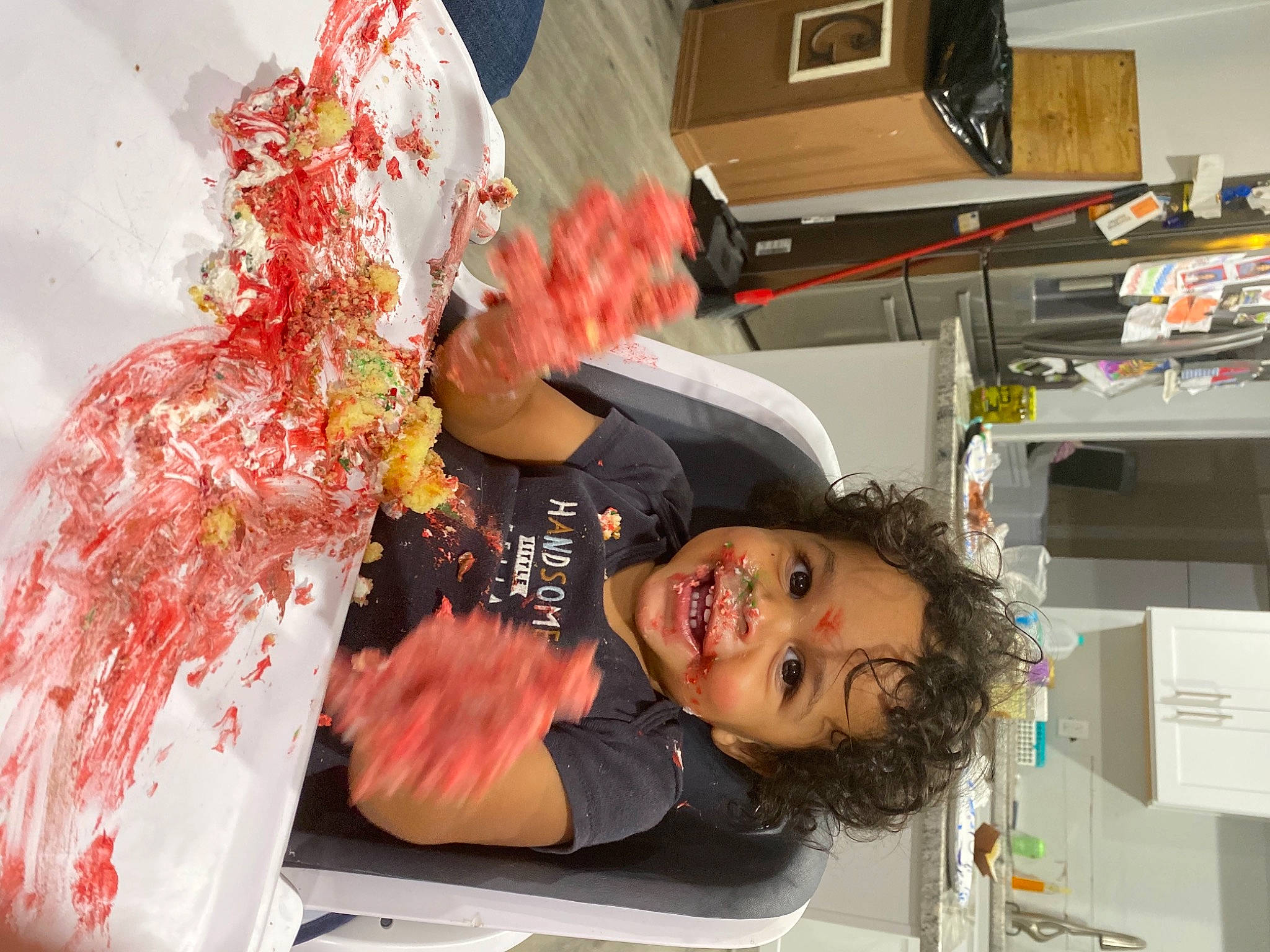 Riah is registered to the contest to win money with this photo: animation, art, artist, child, costume, event, fashion_accessory, fashion_design, flesh, fun, painting, person, room, t_shirt, television, toddler, visual_arts