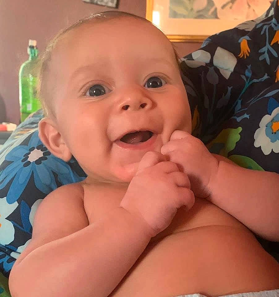 Jeffrey joined the competition — help win amazing prizes! baby, baby_making_funny_faces, cheek, child, face, facial_expression, finger, head, iris, lip, mouth, nose, person, skin, smile, toddler