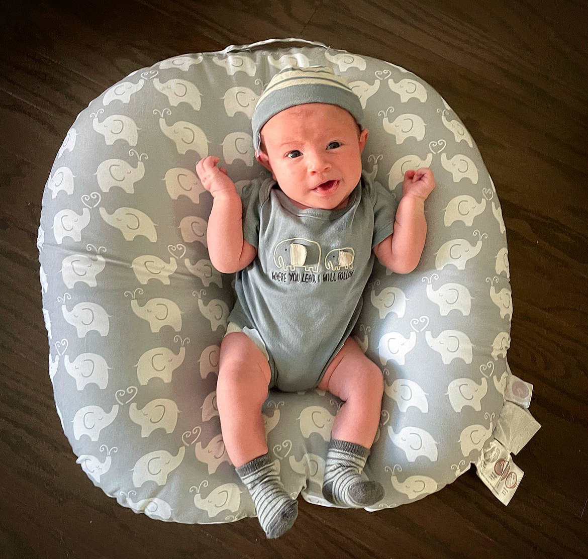 William joined the competition — help win amazing prizes! arm, baby, baby_products, baby_safety, baby_toddler_clothing, cap, child, circle, comfort, eye, fashion_accessory, flash_photography, fun, head, headwear, pattern, person, personal_protective_equipment, sitting, sleeve