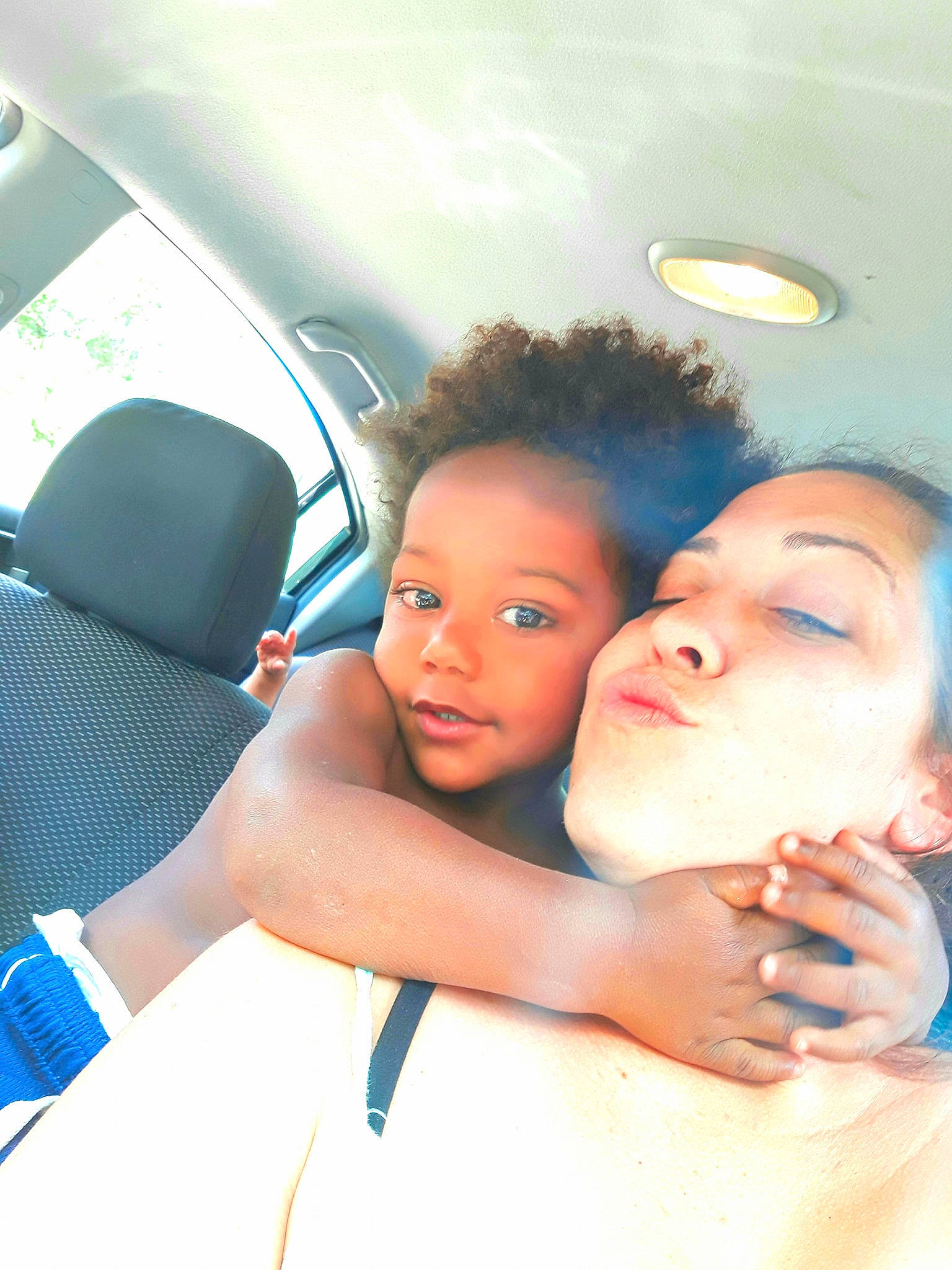 Kareem joined the competition — help win amazing prizes! baby, black_hair, child, family_car, fun, gesture, interaction, leisure, love, mother, nose, person, photography, skin, smile, vacation