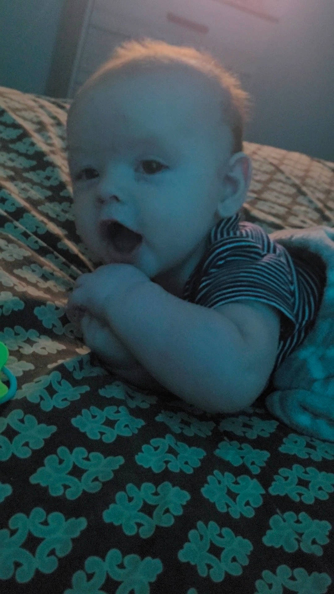 Lucian joined the competition — help win amazing prizes! aqua, baby, baby_toddler_clothing, blue, cheek, cloud, comfort, finger, flash_photography, floor, flooring, grass, green, happy, iris, mouth, nose, person, skin, tints_and_shades