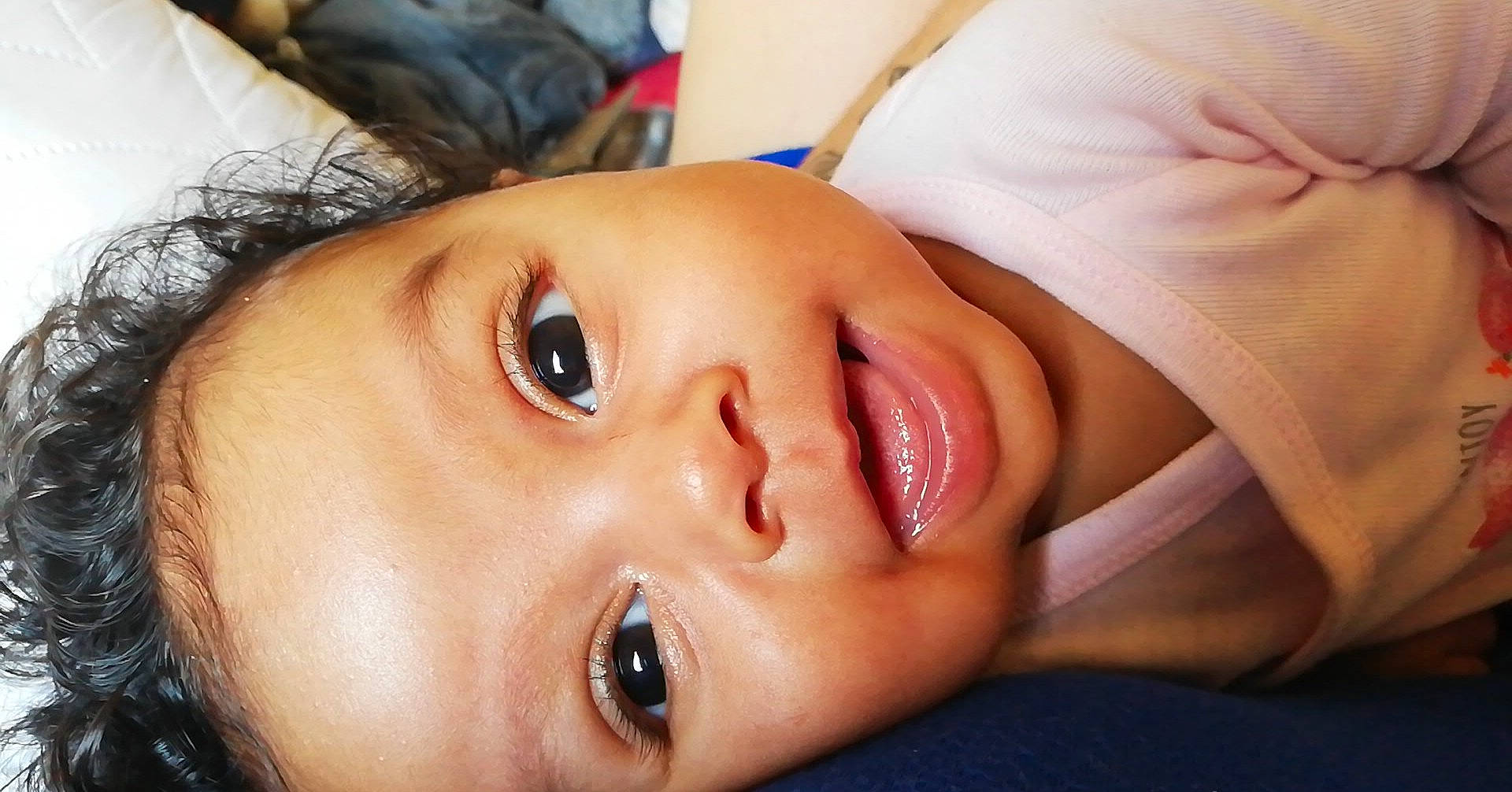 Leeyah a rejoint le concours — aidez-le/la à gagner de superbes lots ! baby, cheek, child, comfort, ear, eye, eyebrow, eyelash, face, forehead, happy, iris, jaw, lip, mouth, nose, person, plant, skin, smile