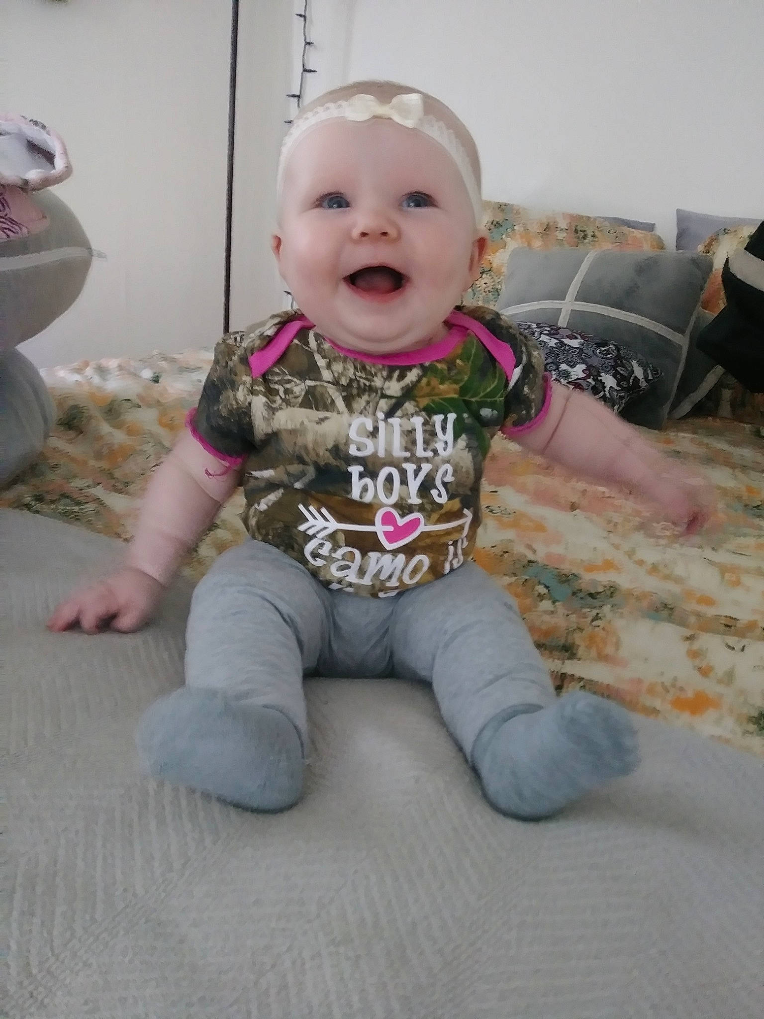 Aurelia joined the competition — help win amazing prizes! baby, baby_toddler_clothing, cheek, child, head, person, sitting, skin, smile, toddler