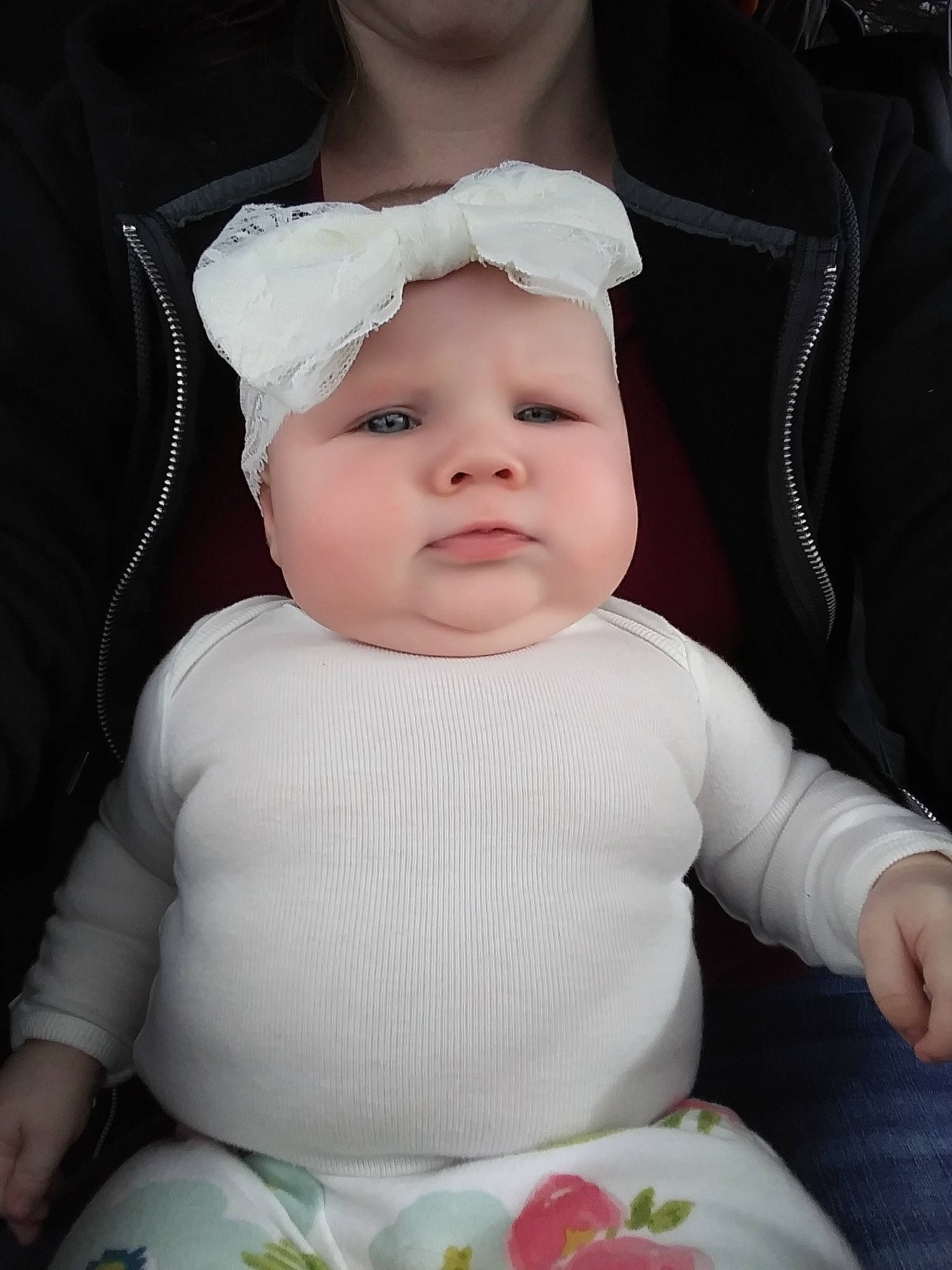 Aurelia joined the competition — help win amazing prizes! baby, baby_products, bonnet, cheek, child, hair_accessory, head, headgear, lip, person, pink, product, skin, toddler