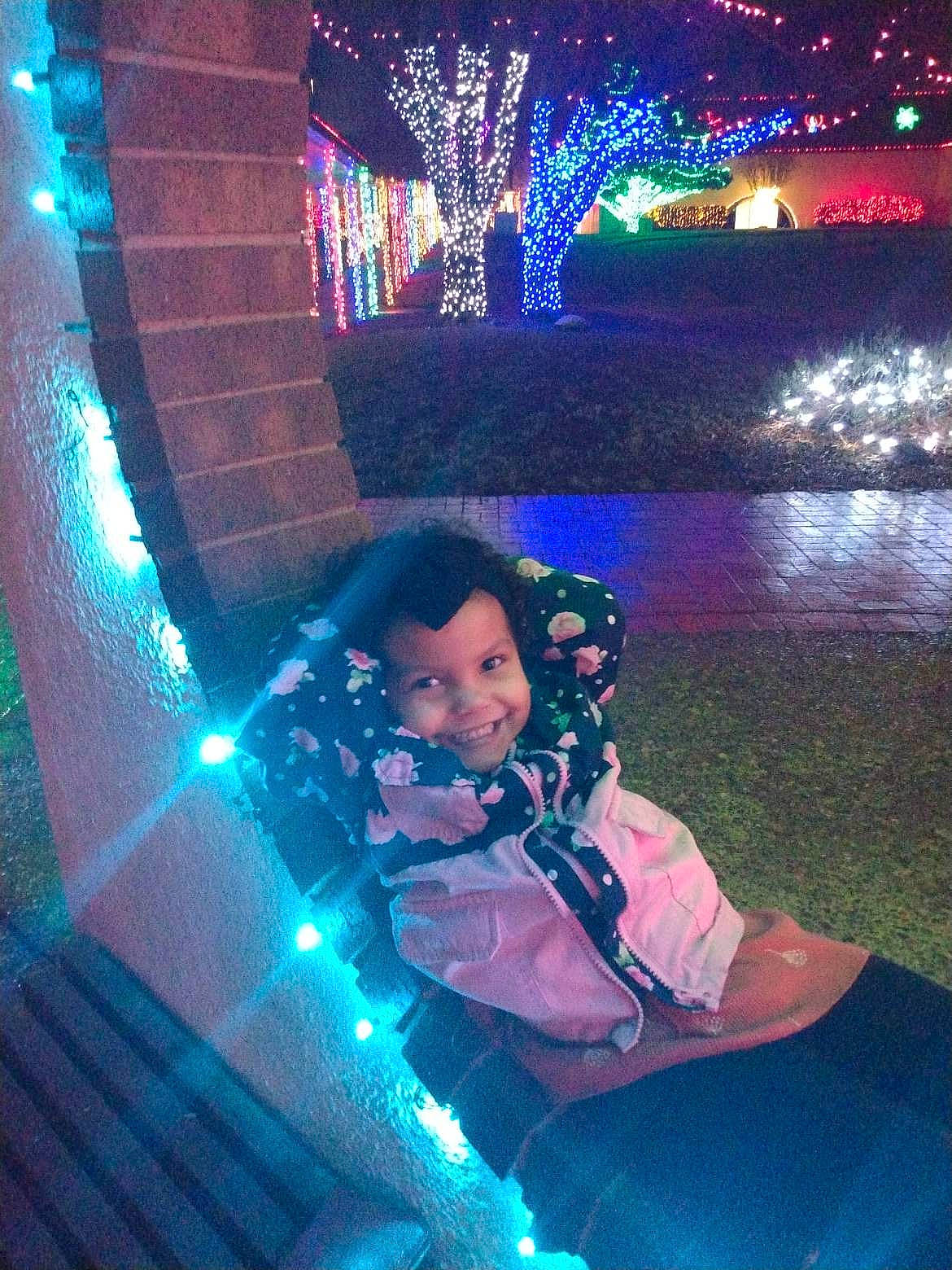 Debriana joined the competition — help win amazing prizes! beauty, christmas_decoration, darkness, electric_blue, event, flash_photography, fun, happy, joy, leisure, light, lighting, magenta, midnight, person, plant, purple, smile, space, technology