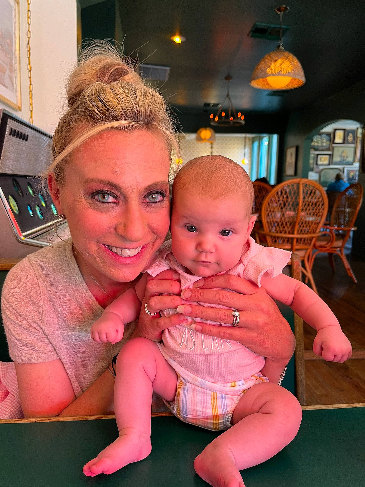 Rachel is registered to the contest to win money with this photo: abdomen, baby, chair, child, comfort, event, flooring, foot, fun, hairstyle, happy, joy, leisure, muscle, person, picture_frame, room, sitting, skin, smile