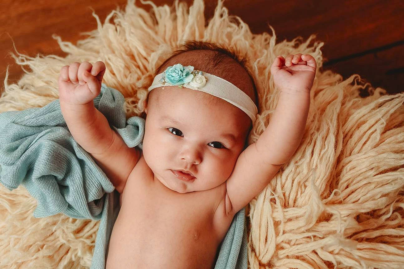 Raeyna joined the competition — help win amazing prizes! baby, baby_toddler_clothing, child, eyelash, finger, flash_photography, grass, hair_accessory, hairstyle, hand, happy, headband, headgear, headpiece, headwear, jewellery, nail, person, pink, skin
