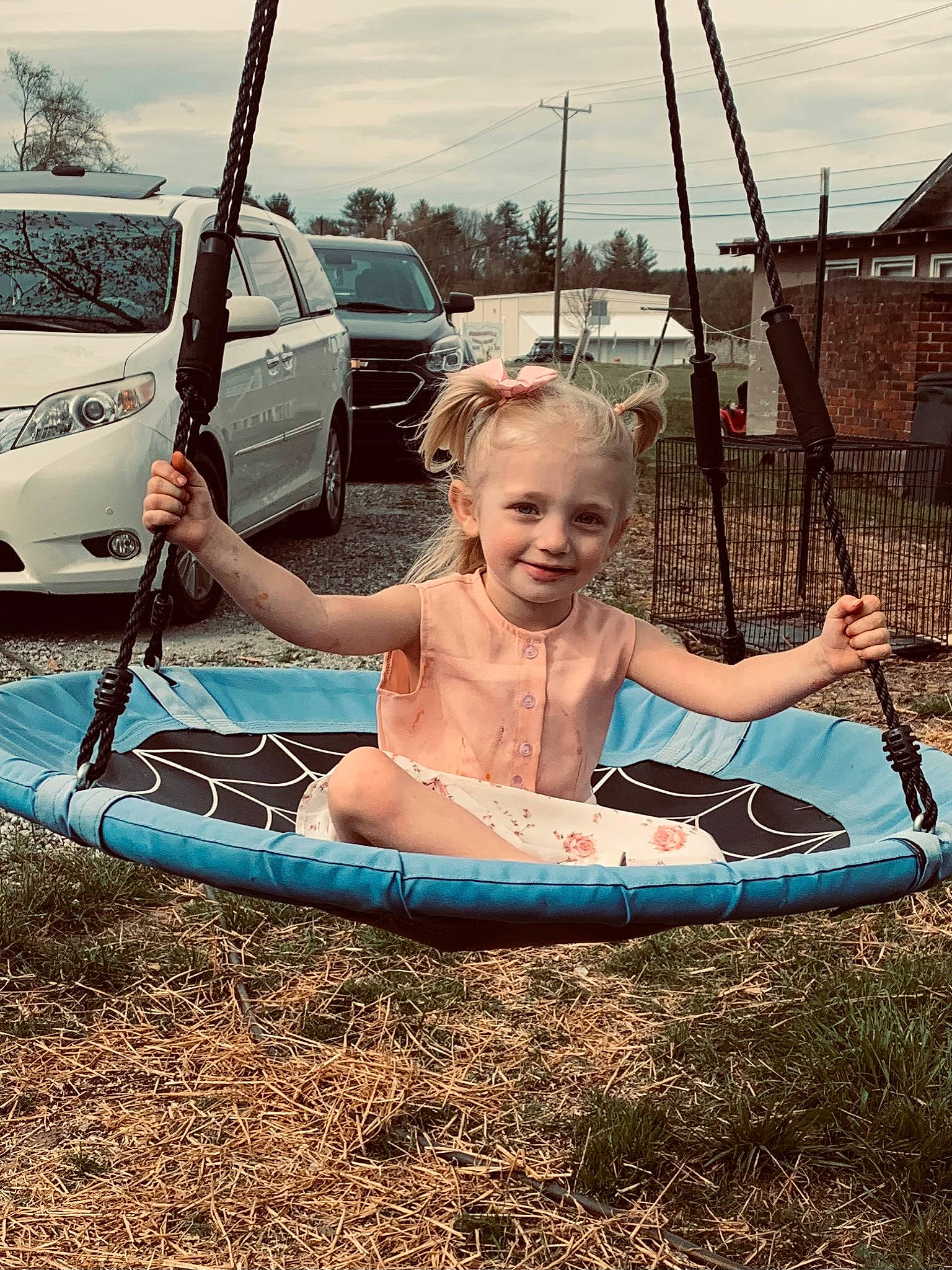 Mazuri joined the competition — help win amazing prizes! car, cool, event, fun, grass, happy, hood, joy, landscape, leisure, motor_vehicle, natural_environment, outdoor_recreation, person, recreation, sky, smile, tire, toddler, vehicle