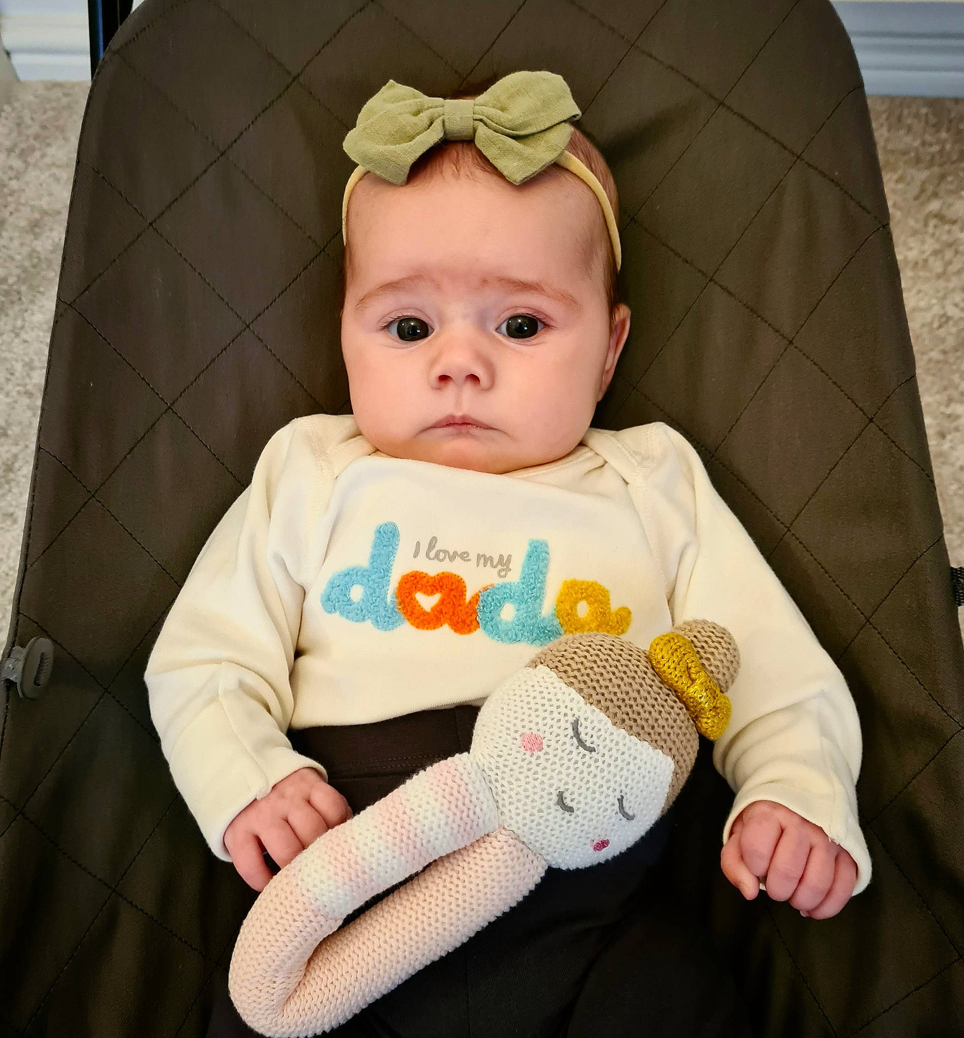 Kaya is registered to the contest to win money with this photo: baby, baby_carriage, baby_products, baby_safety, baby_sleeping, baby_toddler_clothing, cheek, child, comfort, fashion_accessory, linens, pattern, person, product, sitting, skin, sleeve, textile, thumb, toddler