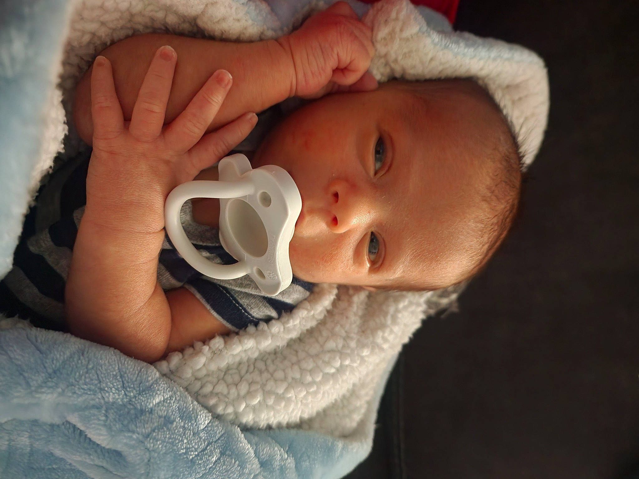 Noah joined the competition — help win amazing prizes! baby, baby_toddler_clothing, cheek, comfort, ear, eye, eyebrow, finger, flash_photography, gesture, hand, happy, head, headgear, iris, lip, nose, person, skin, sleeve