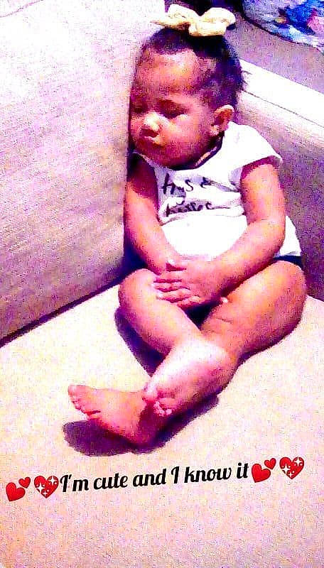 Davina joined the competition — help win amazing prizes! baby, child, person, photo_caption, toddler