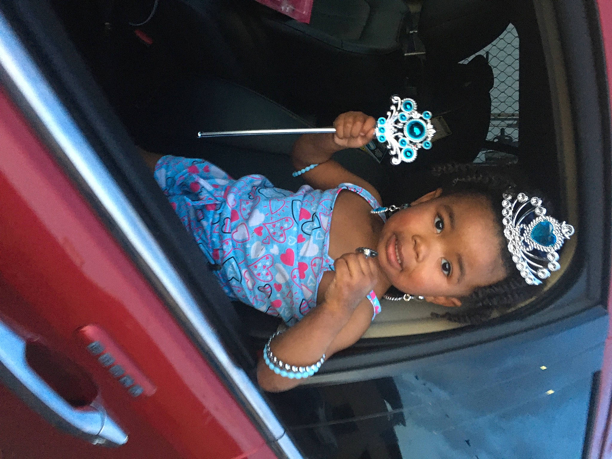 Aniya joined the competition — help win amazing prizes! auto_part, automotive_design, automotive_exterior, automotive_lighting, automotive_window_part, bumper, car, electric_blue, finger, flash_photography, fun, glass, hood, mode_of_transport, motor_vehicle, person, toddler, trunk, vehicle, vehicle_door