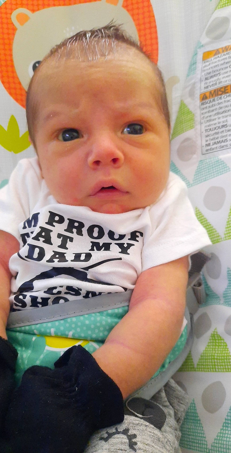 Carlo joined the competition — help win amazing prizes! baby, baby_products, baby_toddler_clothing, cheek, child, eye, face, forehead, head, lip, nose, person, product, skin, smile, t_shirt, toddler