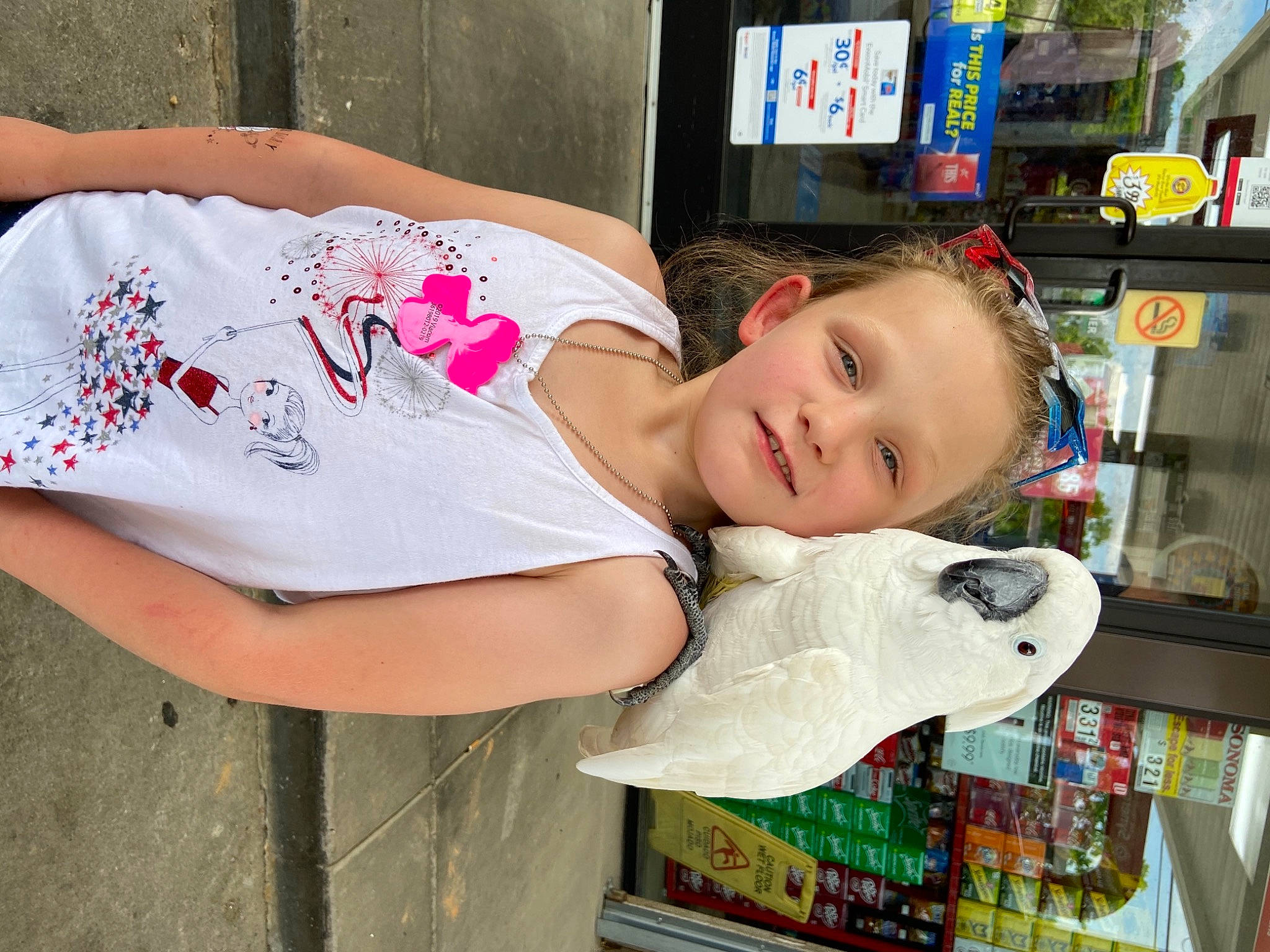 Emma Rose joined the competition — help win amazing prizes! baby_toddler_clothing, child, elbow, eye, fun, glasses, happy, hat, leisure, magenta, organ, person, play, shelf, smile, street_fashion, t_shirt, television, toddler, toy