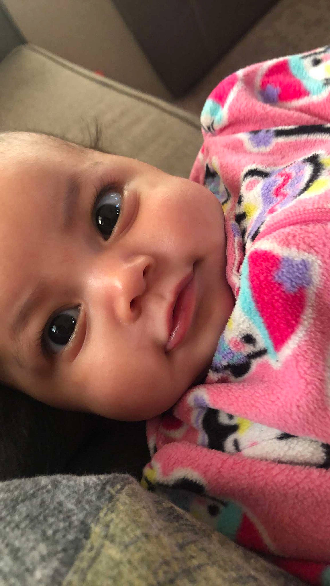 Cristina joined the competition — help win amazing prizes! baby, cheek, child, eye, face, finger, head, lip, mouth, nose, person, pink, skin, toddler