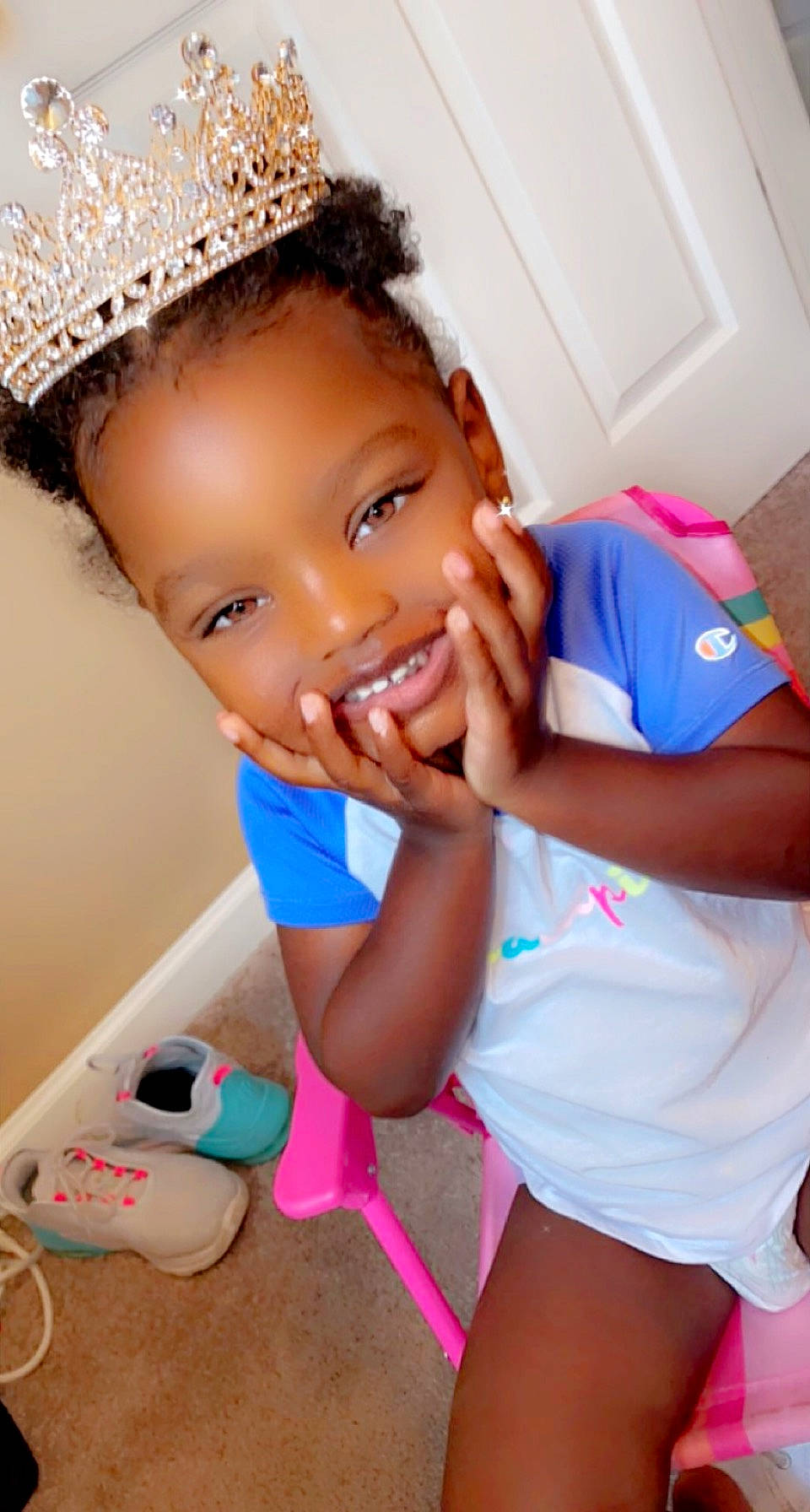 Kin joined the competition — help win amazing prizes! black_hair, cap, clothing, eyebrow, face, forehead, fun, hair, hairstyle, happy, headpiece, lip, muscle, nail, neck, organ, person, skin, smile, thigh