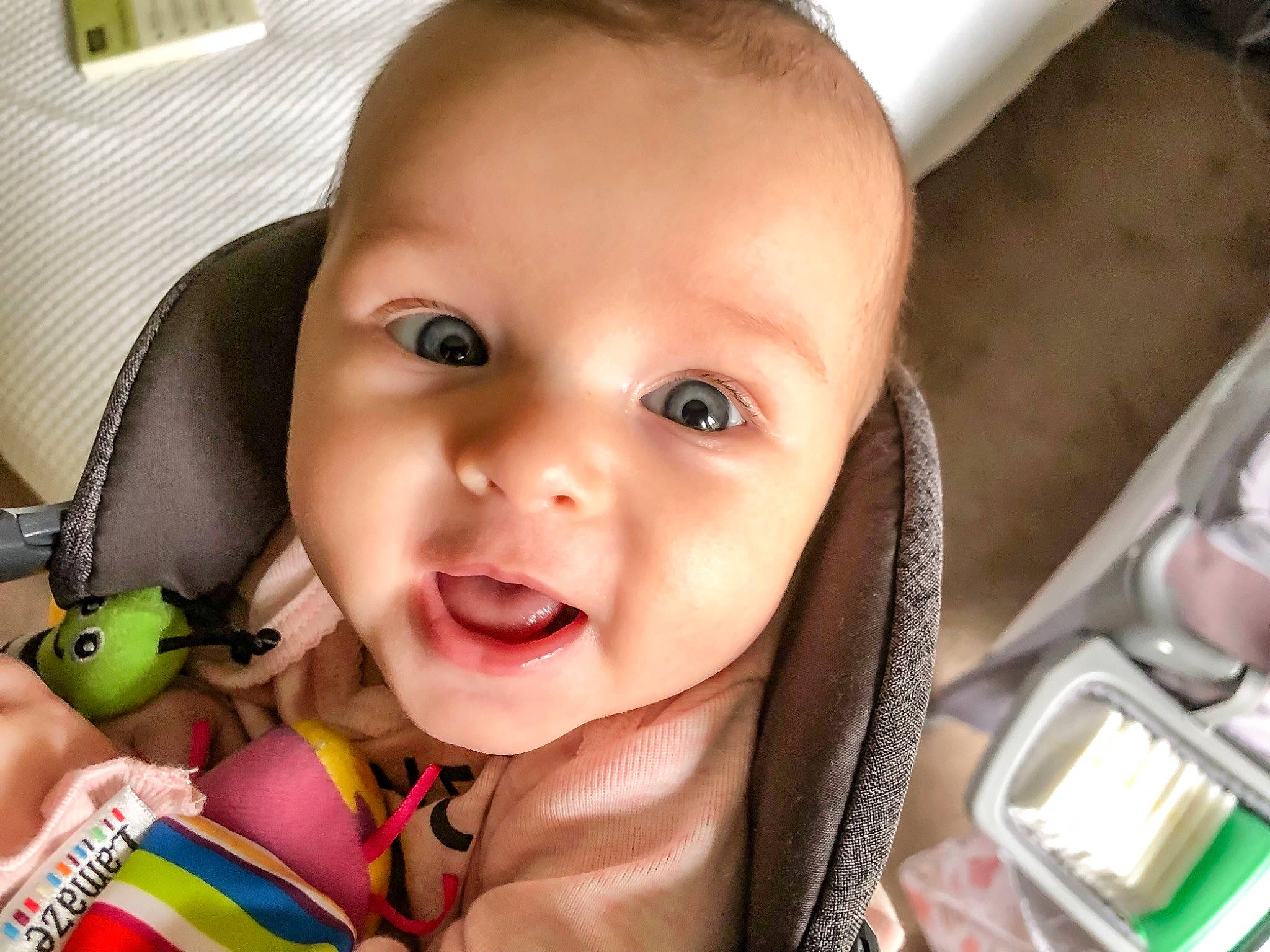 Brinley joined the competition — help win amazing prizes! cheek, child, ear, eye, eyebrow, face, finger, forehead, girl, hand, head, infant, lip, mouth, nose, organ, person, product, skin, smile