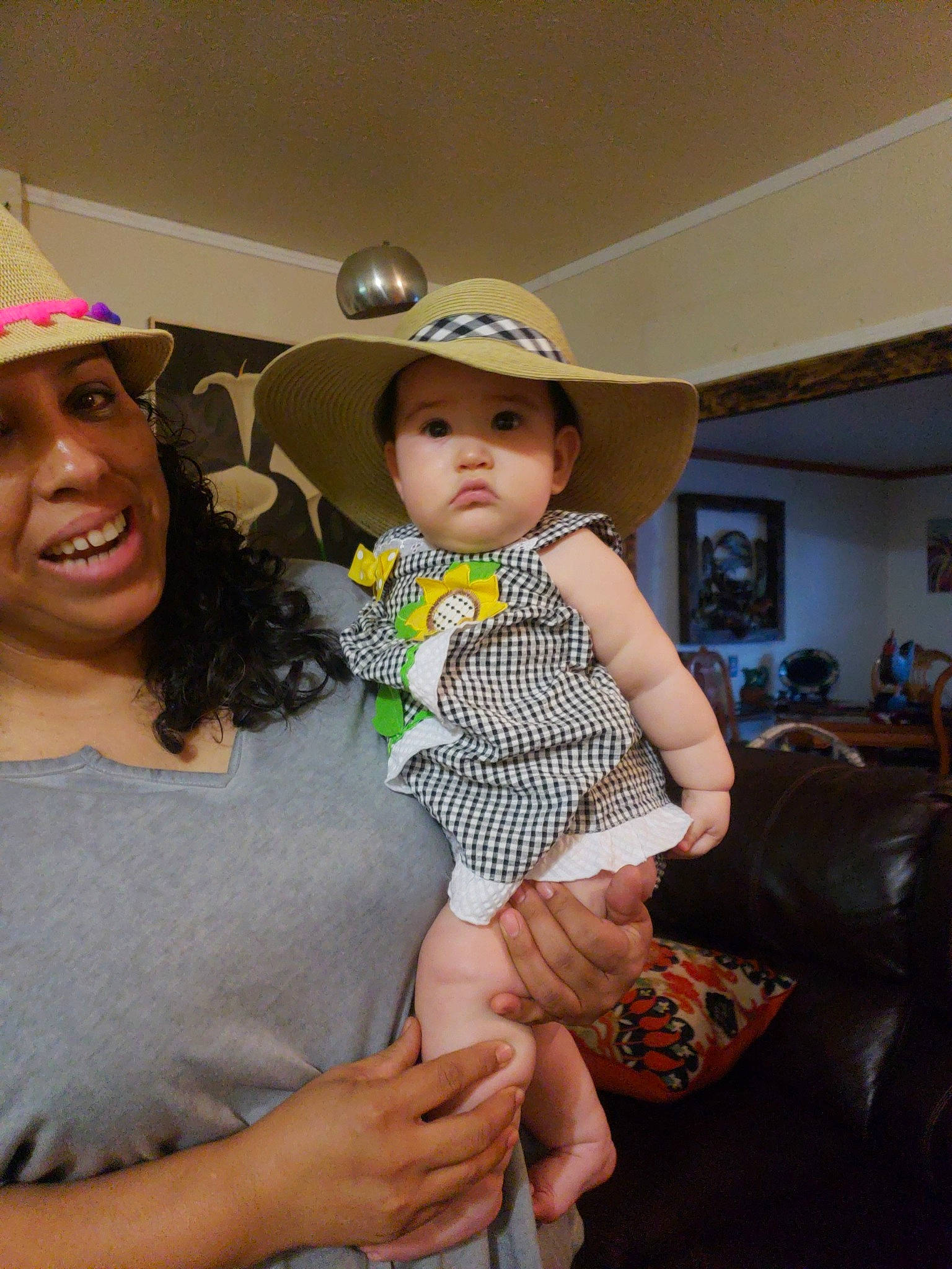 Paisley Rae is registered to the contest to win money with this photo: baby, child, daughter, family, fashion_accessory, hat, headgear, headwear, joy, party, people, person, room, skin, smile, toddler, vacation