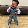 Noah is registered to the contest to win money with this photo: bench, boy, child, curly_hair, cute, dress_shirt, fashion, floor_tiles, furniture, happy, indoors, person, portrait, shoes, smiling, standing, suit, tie, toddler, vest