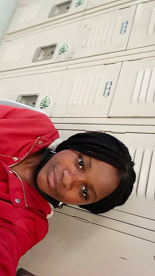 Iyannah is registered to the contest to win money with this photo: child, event, eyewear, forehead, fun, joy, person, street