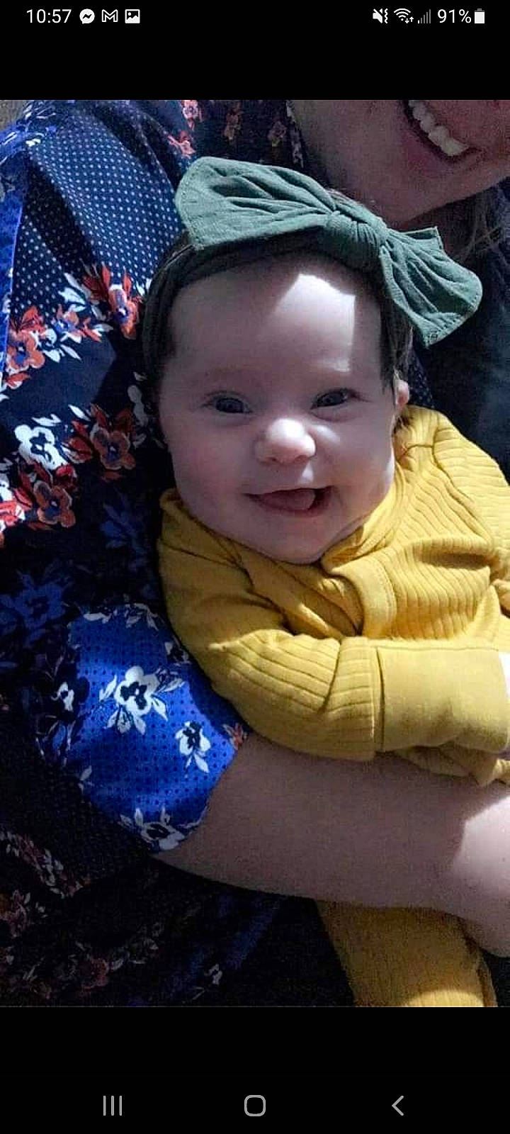 Raya is registered to the contest to win money with this photo: baby, blue, cap, cheek, child, chin, eye, eyebrow, fun, grass, hair, happy, head, headgear, iris, lip, person, plant, smile, toddler