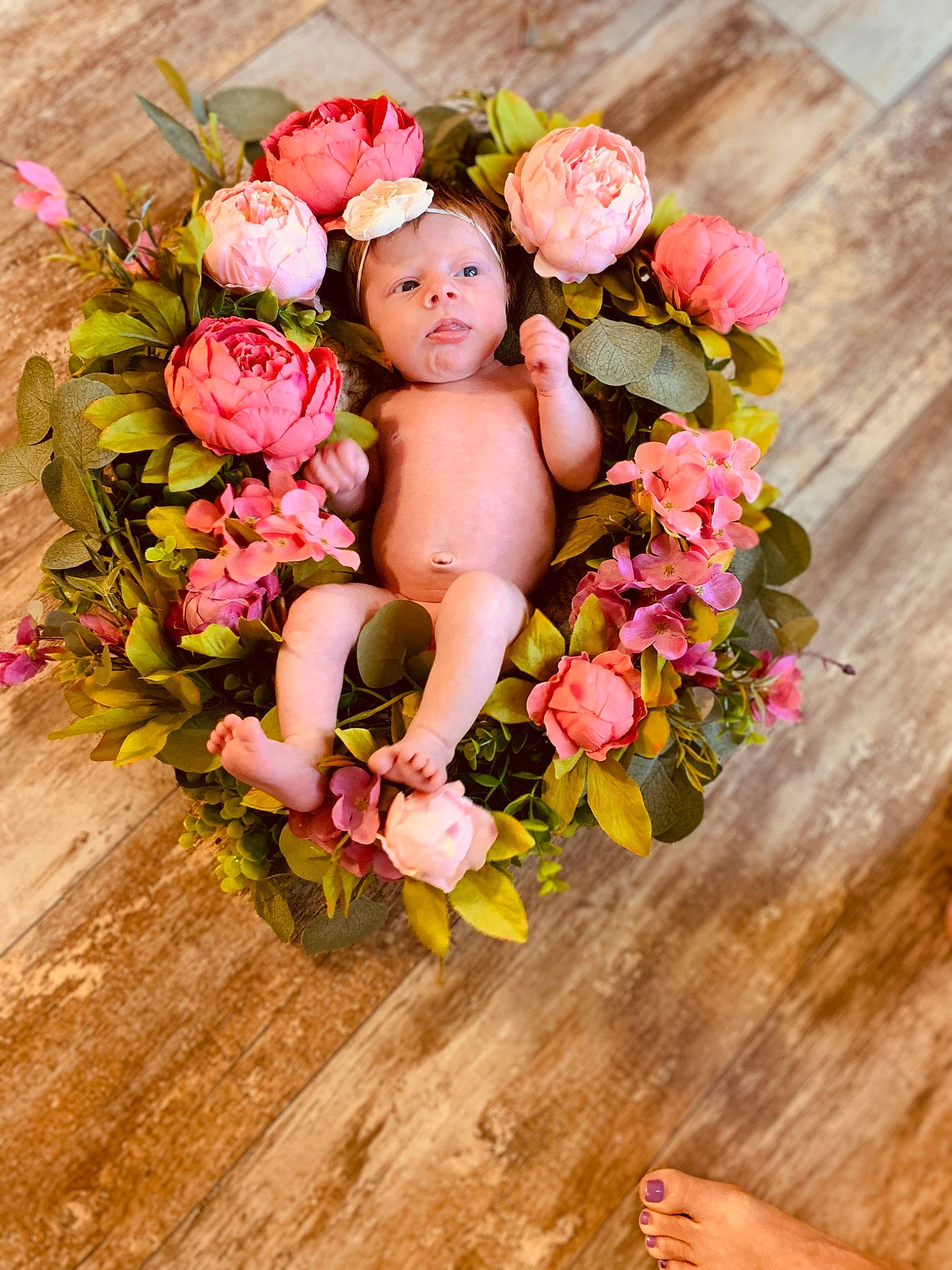 Remington joined the competition — help win amazing prizes! artificial_flower, bouquet, child, cut_flowers, floral_design, floristry, flower, flower_arranging, garden_roses, person, petal, pink, plant, rose, rose_family, spring
