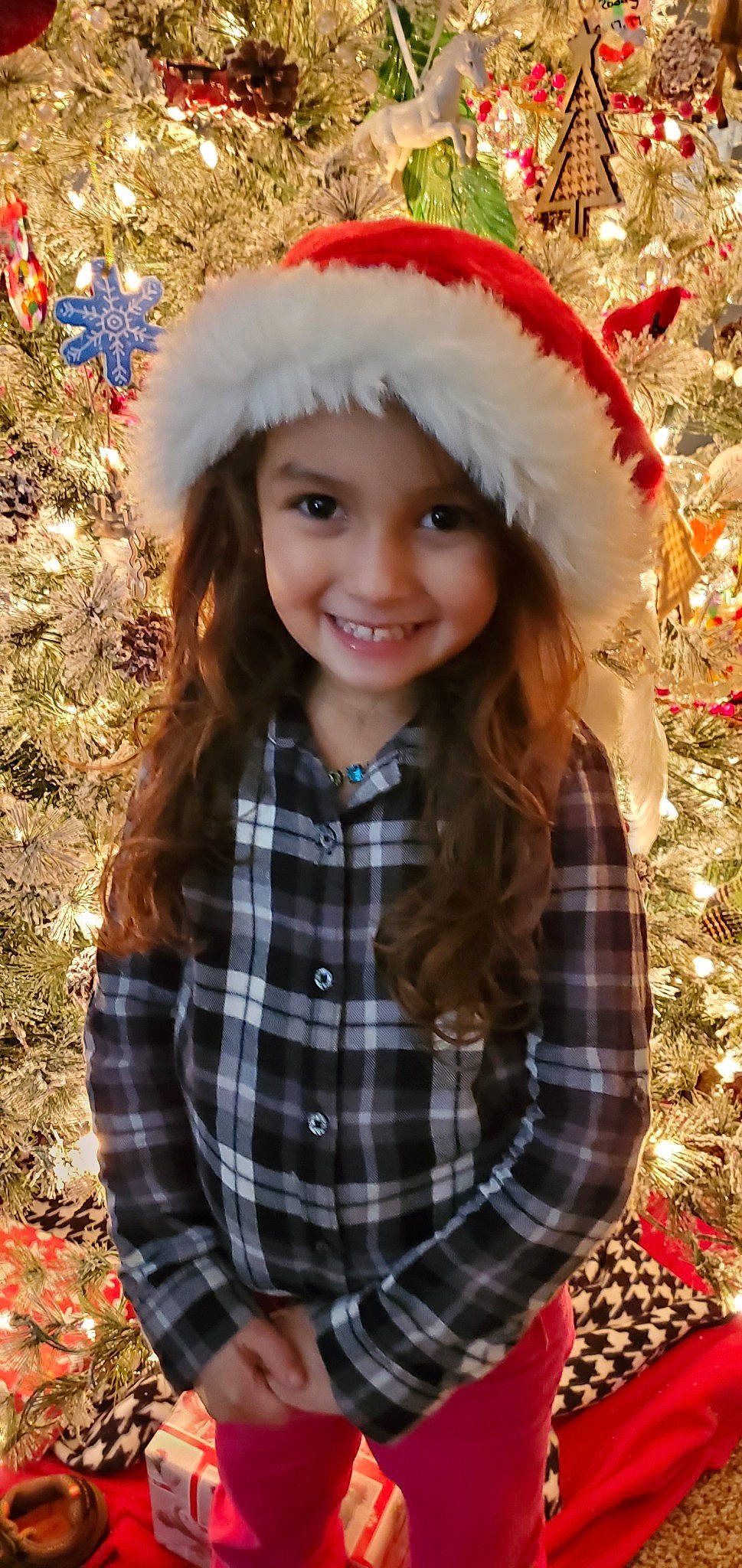 Kolesyn Shay joined the competition — help win amazing prizes! child, child_model, christmas, christmas_eve, design, fir, fur, happy, headgear, headwear, holiday, joy, pattern, person, plaid, smile, tartan, textile, toddler, tree