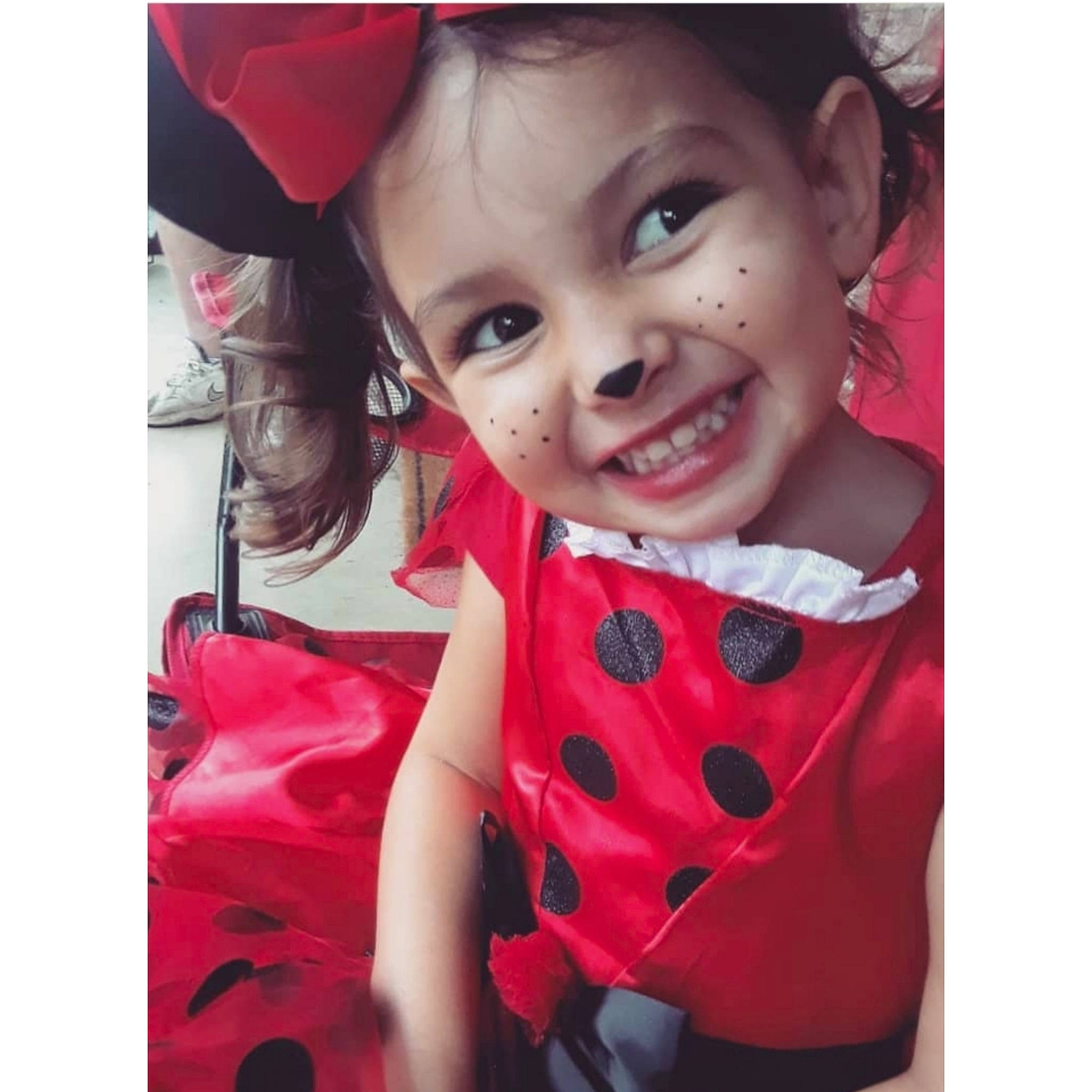 Kolesyn Shay joined the competition — help win amazing prizes! baby, baby_toddler_clothing, beauty, cheek, child, cool, design, face, facial_expression, happy, head, joy, lip, mouth, outerwear, pattern, person, polka_dot, product, red