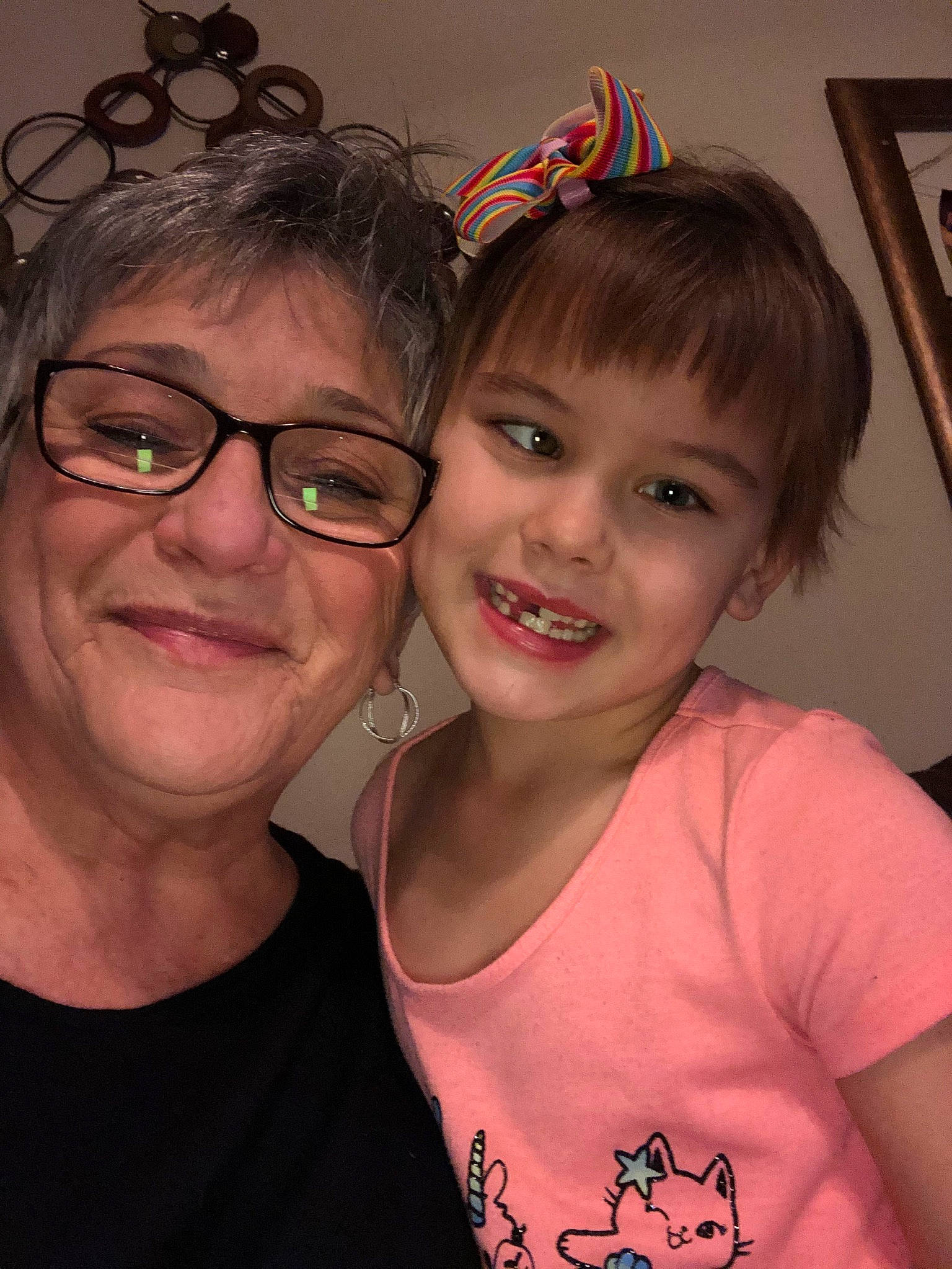 Karleigh joined the competition — help win amazing prizes! cheek, clothing, cool, costume_accessory, eyewear, facial_expression, forehead, fun, glasses, hair_accessory, happy, headpiece, iris, joy, lip, neck, person, picture_frame, smile, t_shirt