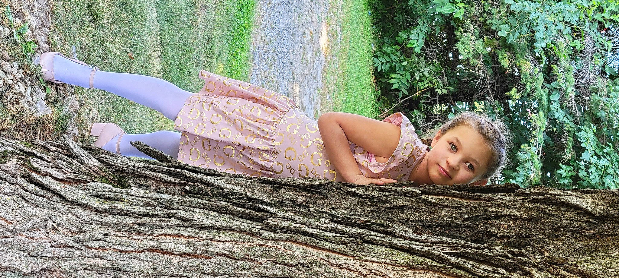 Mia Rose joined the competition — help win amazing prizes! beauty, dress, fawn, flash_photography, grass, grass_family, happy, human_body, leg, leisure, long_hair, people_in_nature, person, plant, skin, summer, thigh, tree, trunk, wood
