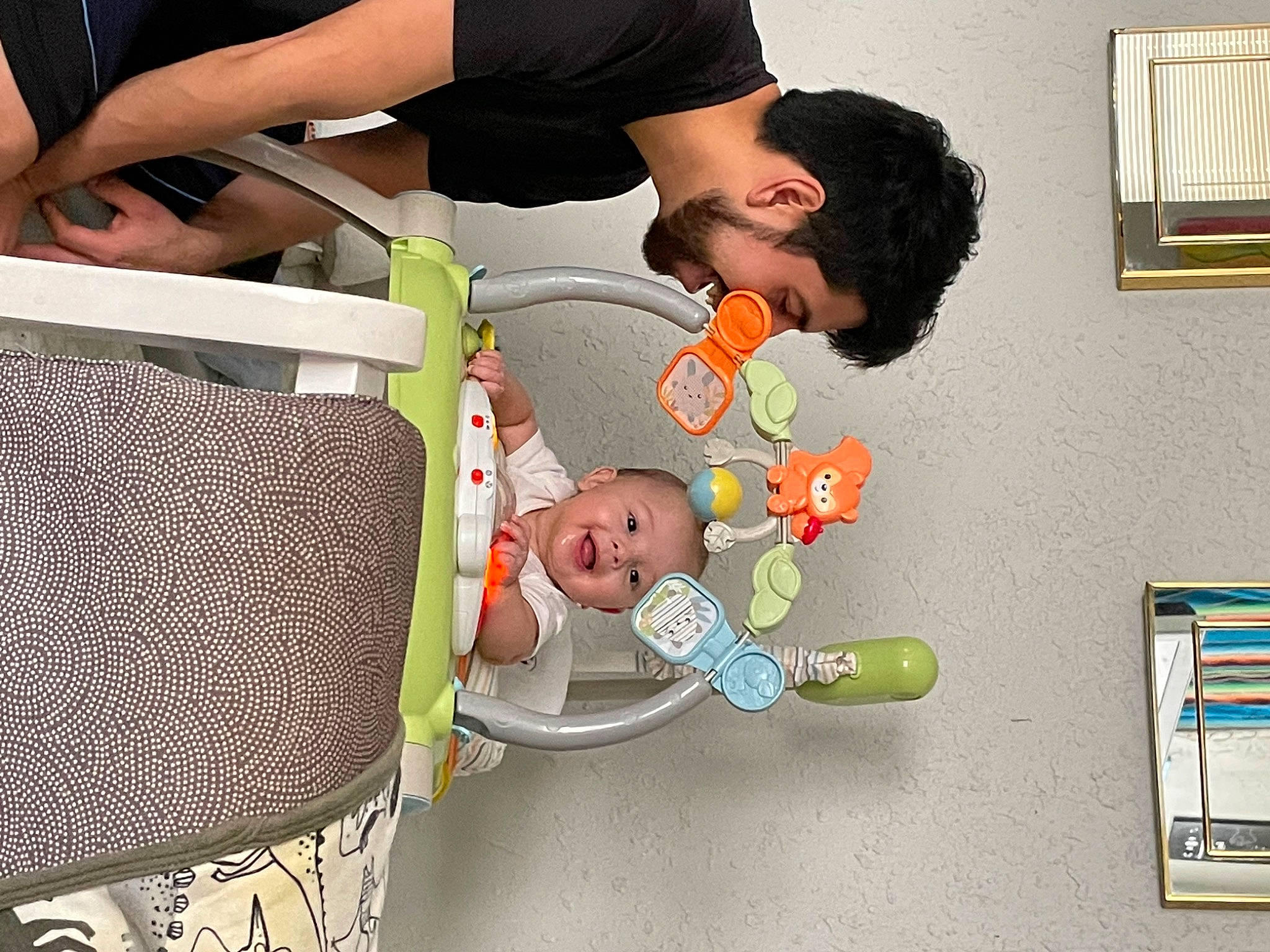 Aiden is registered to the contest to win money with this photo: art, baby, baby_products, baby_safety, baby_sleeping, baby_toddler_clothing, child, comfort, fun, happy, infant_bed, leisure, person, picture_frame, room, toddler