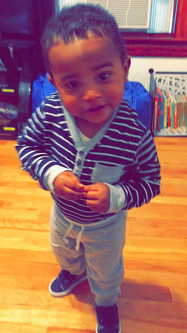 Zayveon joined the competition — help win amazing prizes! child, cool, person, play, smile, standing, thumb, toddler